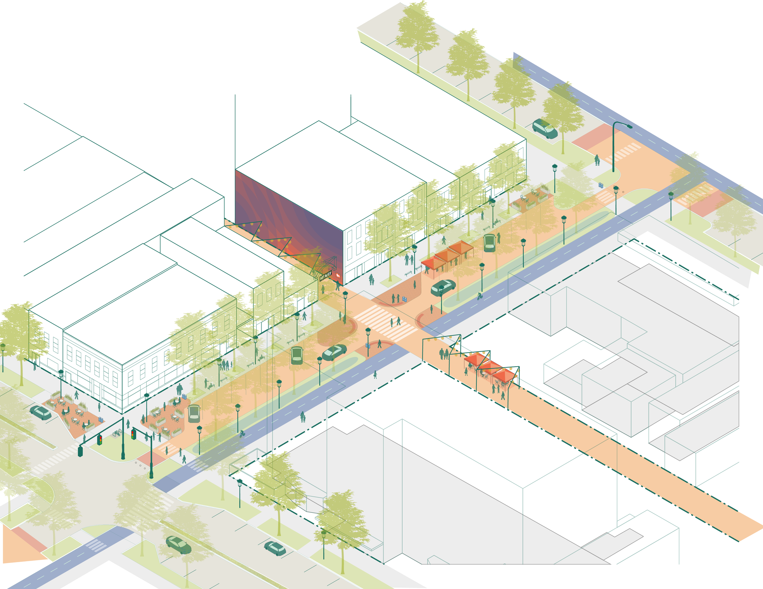 Downtown Commercial Historic District Public Realm Vision Plan - Rochester, Minnesota