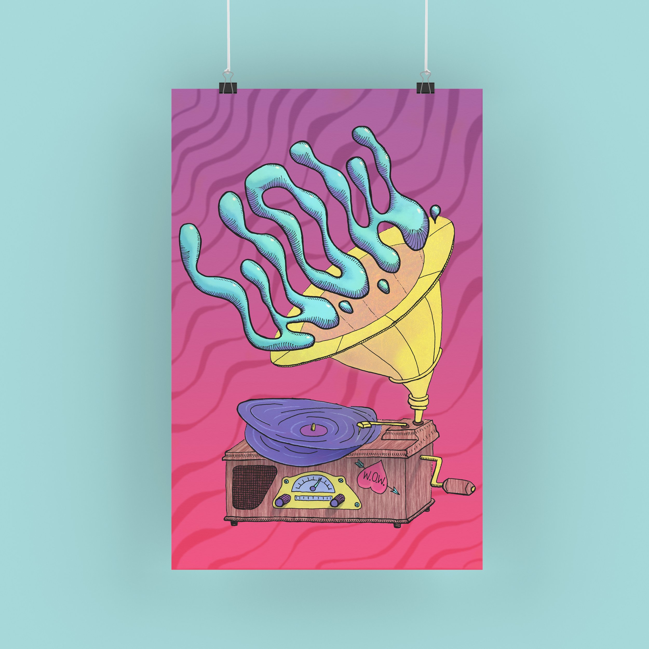 "W.O.W. and Flutter" Print