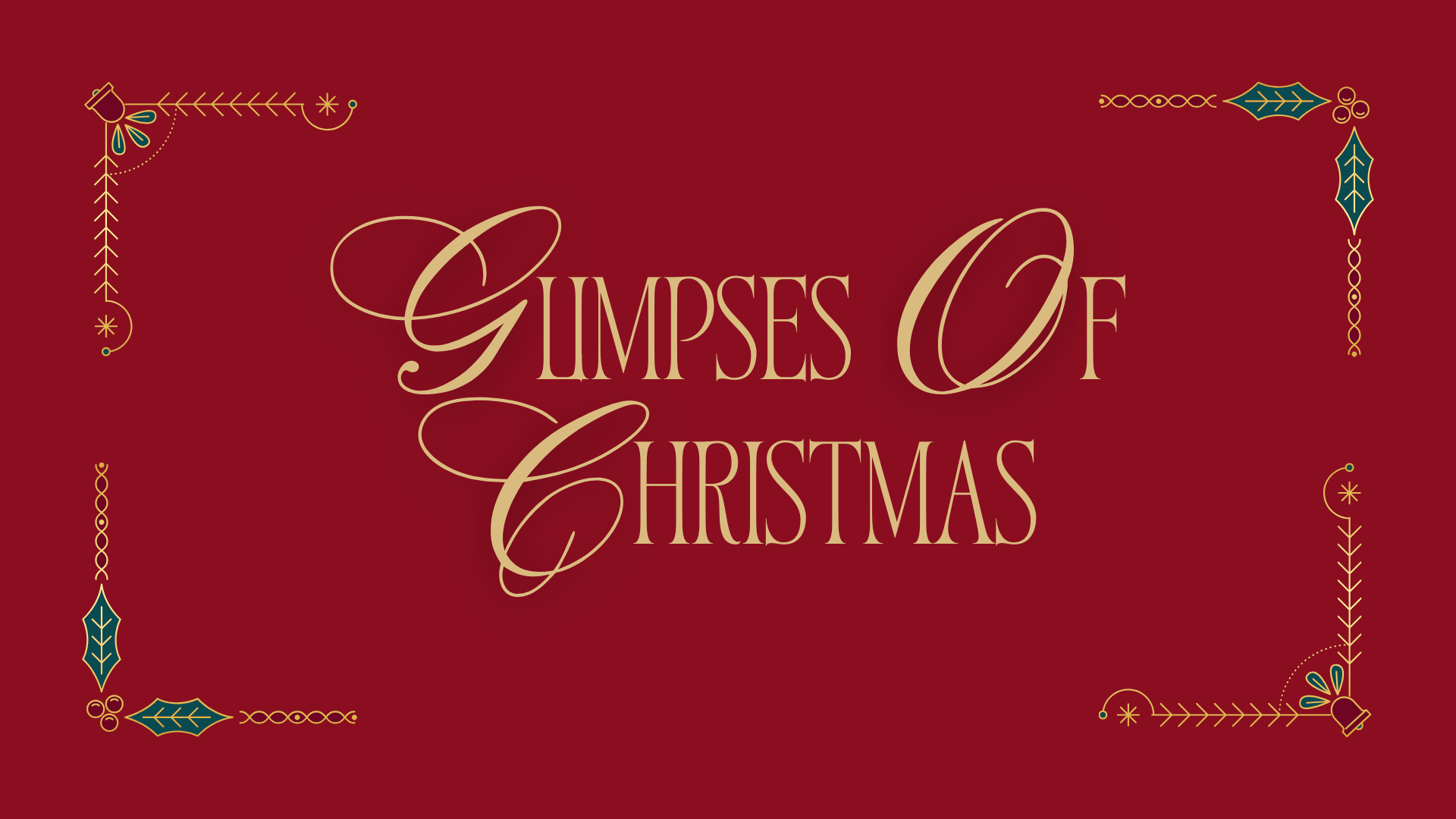 CCC Livestream - Glimpses of Christmas - Isaiah 9:1-7