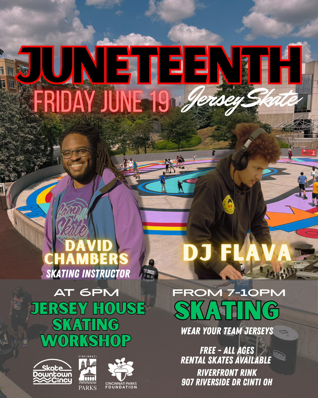 Juneteenth Jersey Skate