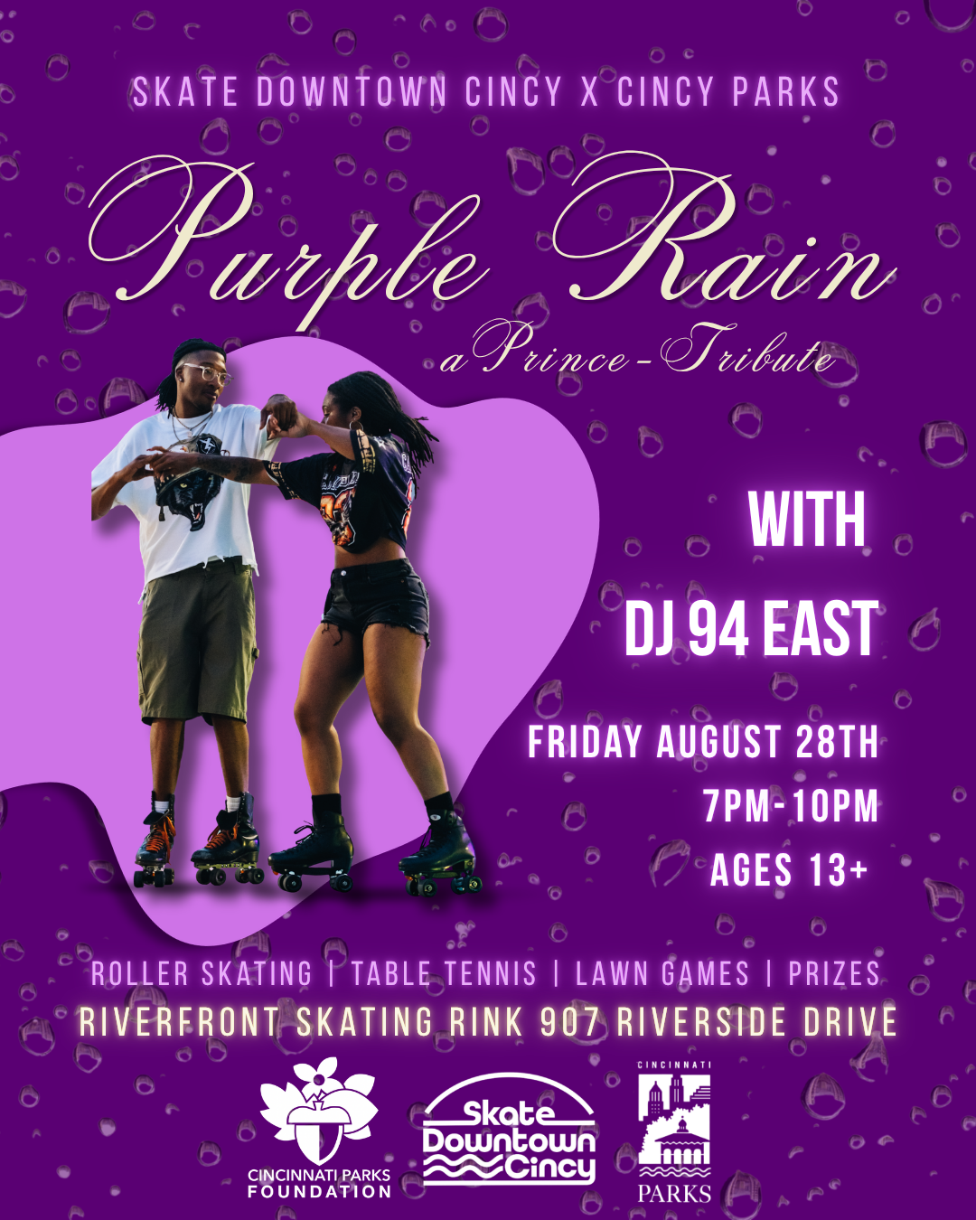 Purple Rain: a Prince Tribute Skate with DJ 96 East