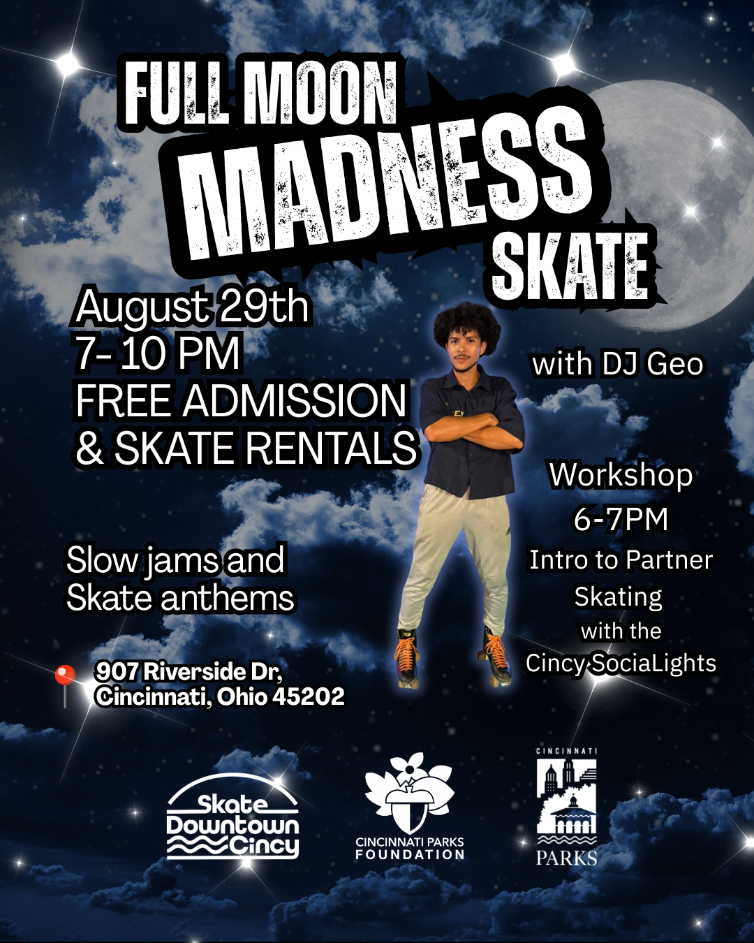 Full Moon Madness Skate with DJ Geo