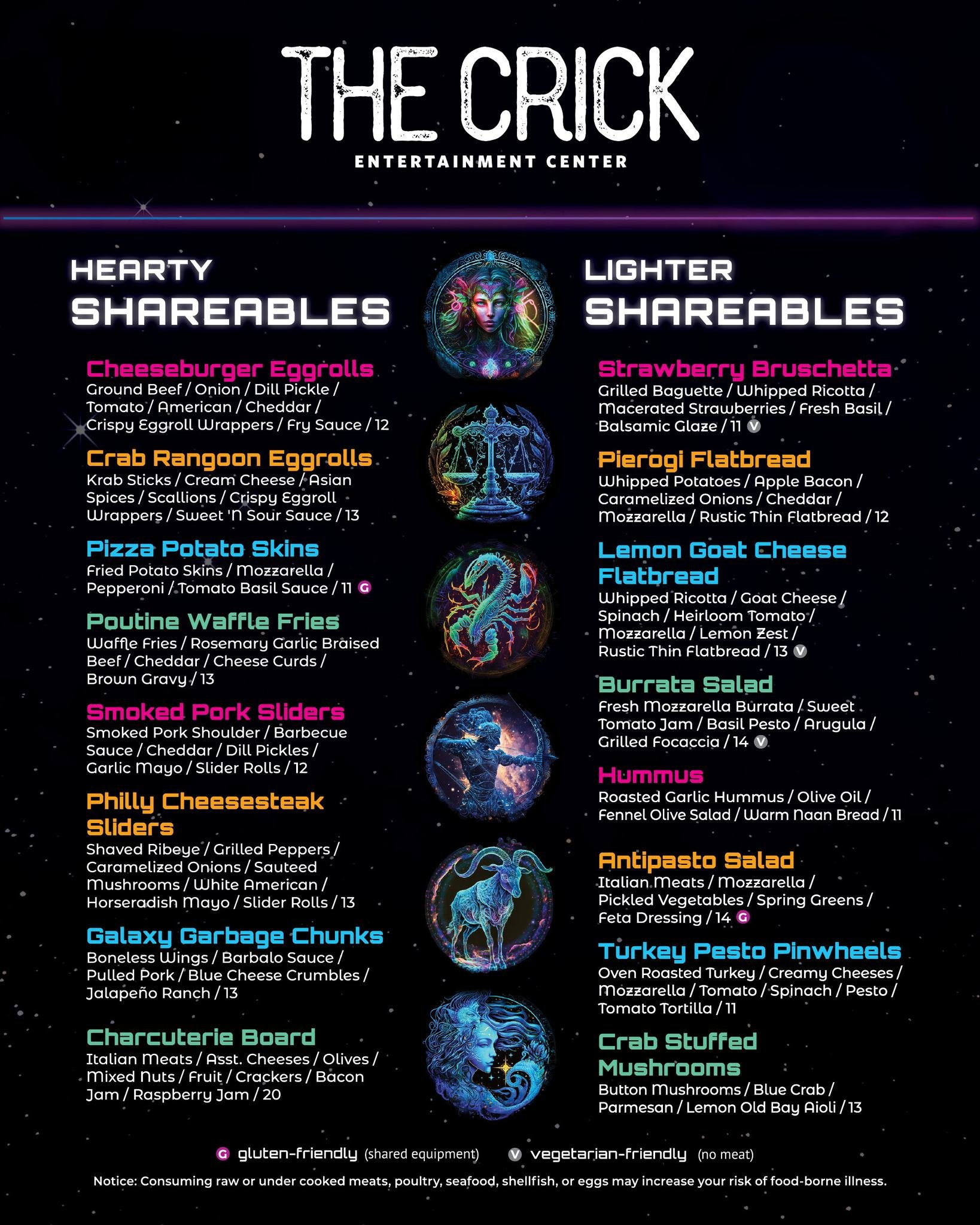 Sip &amp; savor out-of-this-world shareables and cocktails at The Crick 🚀

Opening date to be announced...

#thecrick #defianceohio #419entertainment #cocktailmenu #shareablesmenu