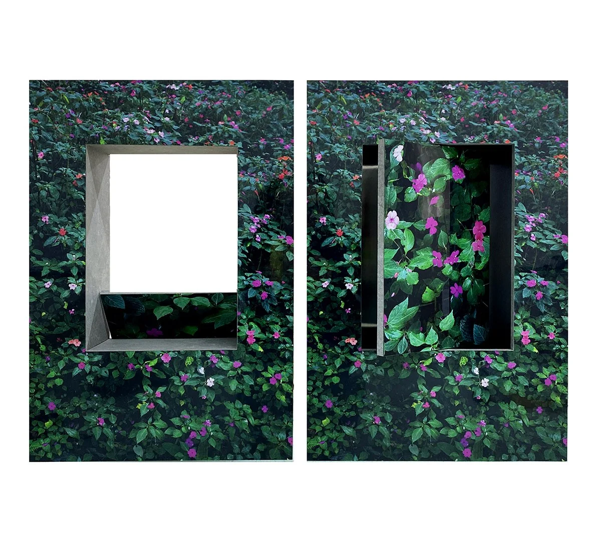 "Maria Sem Vergonha I e II" (2020) | 70x46x10cm | Foto escultura impressa em fórmica montada em estrutura de MDF  | Edição 1/3 