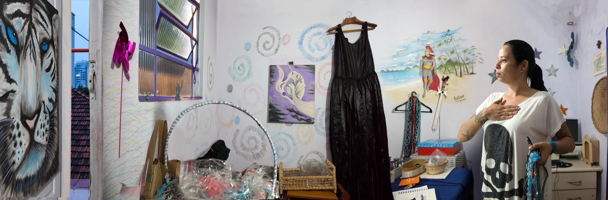"Entrevistas XVII" (2014) | 22x73cm | Impressão Fine art em metacrilato | Edição 2/5