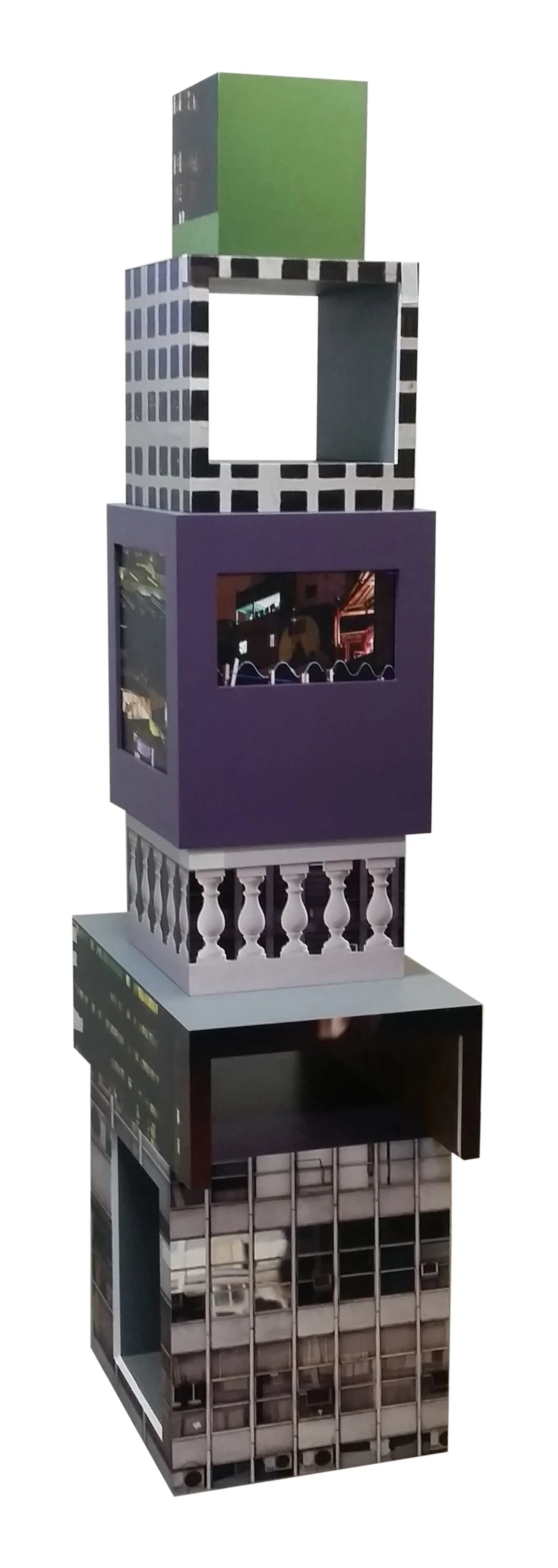 "Escultura III" (2014) | 150x50x33cm |  Impressão UV em MDF pintada em verniz | Edição 2/5