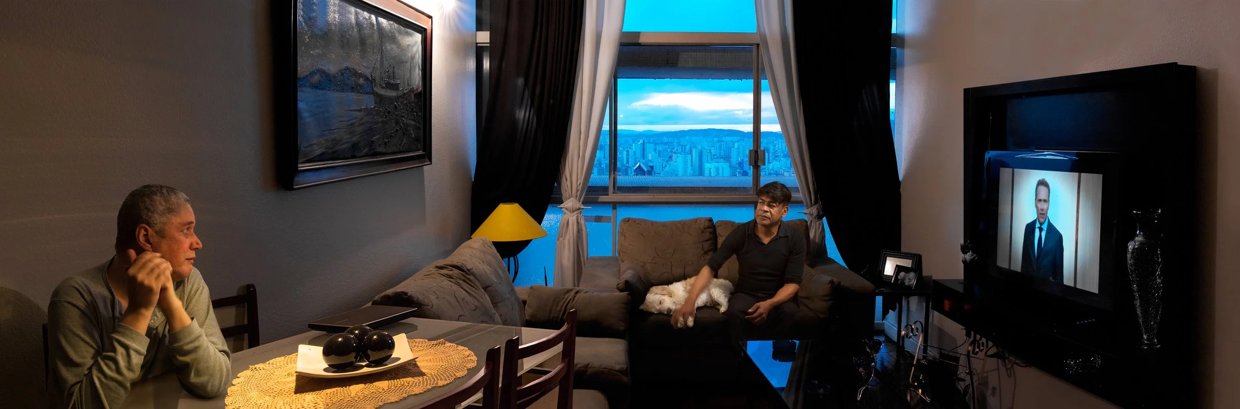 "Entrevistas IX" (2014) | 22x73cm | Impressão Fine art em metacrilato | Edição 2/5