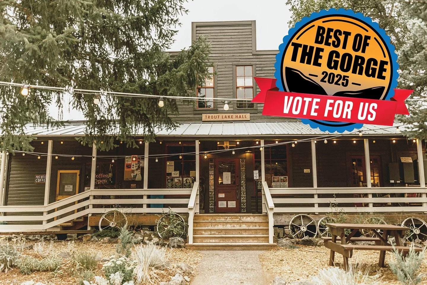 Thank you for nominating us for “Best of the Gorge!” Help us claim the title of Best Live Music Venue by voting everyday from now until Wednesday, July 30th! There’s a link in the bio to vote. Snagging this title will help us to rea