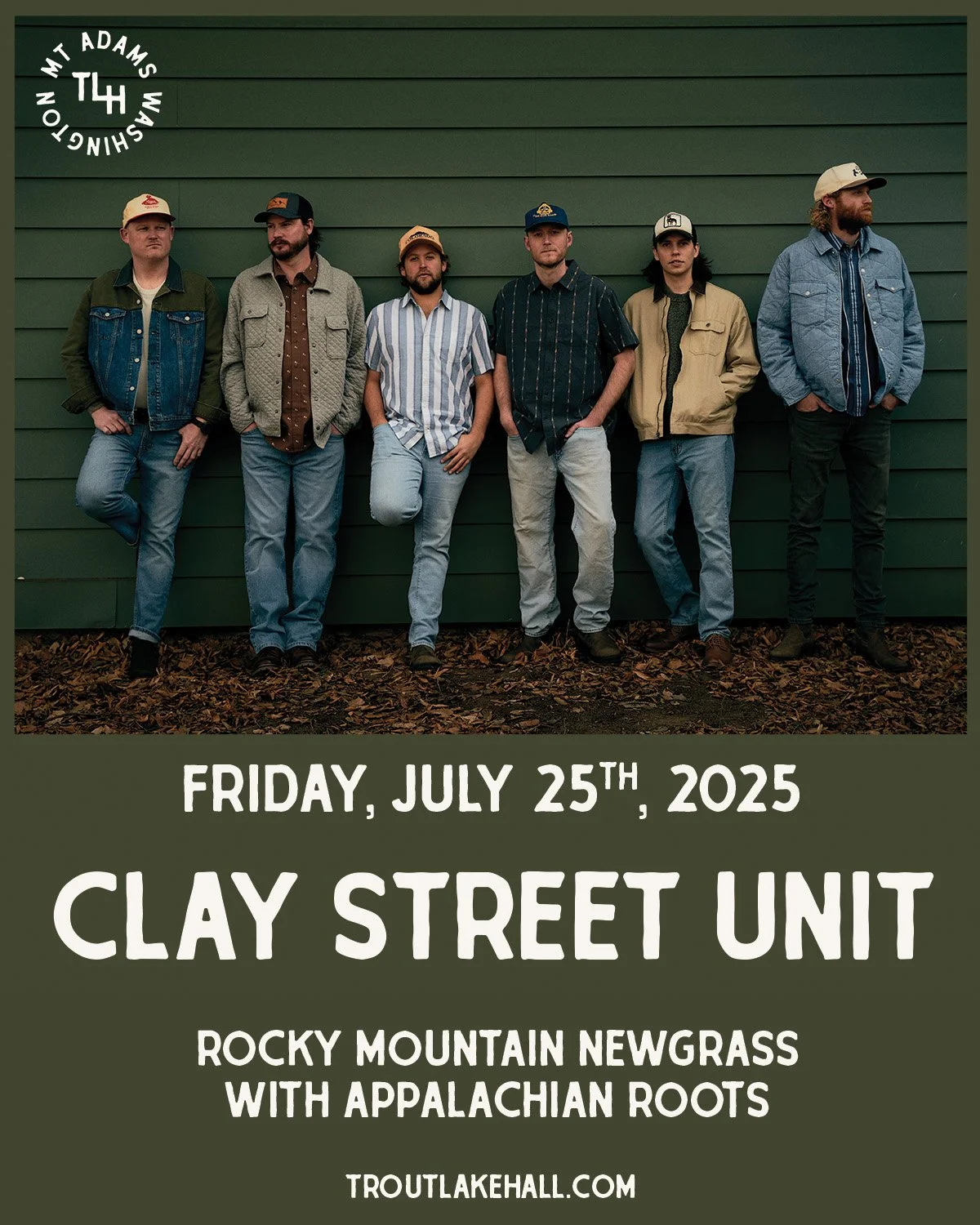 @claystreetunit + @longgonetomletson take the stage tomorrow night!
Fresh off the Colorado circuit, Clay Street Unit brings a powerful mix of Rocky Mountain Newgrass and country-folk roots, joined by evocative troubadour Tom Letson.
🎟️ $20 Advance
