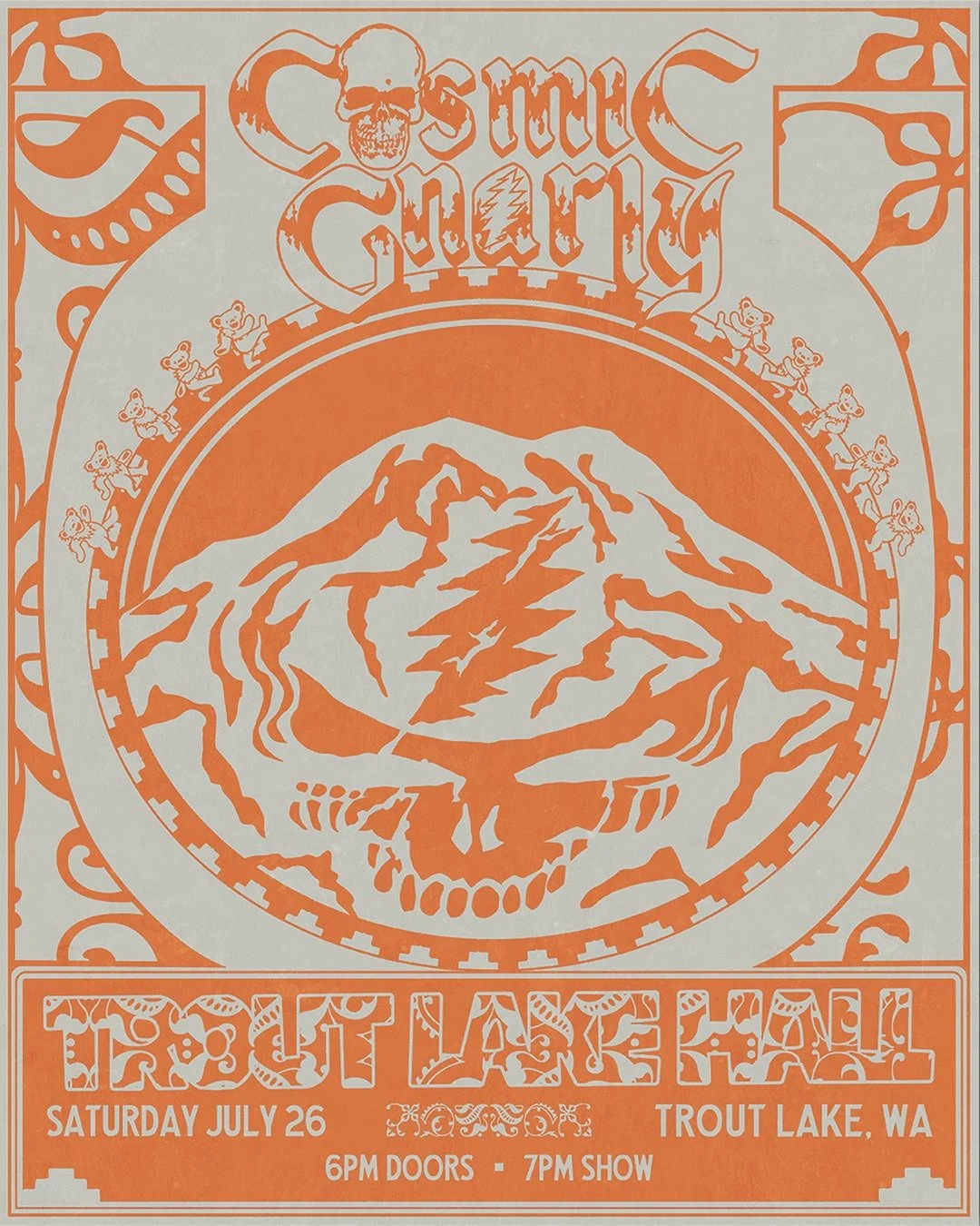 Calling all Deadheads 🌹
@cosmicgnarlypdx is bringing the improvisational magic of the Grateful Dead to Trout Lake. A full band of Portland players channeling the groove, the vibe, the freedom.
🎟️ $15 Advance // $15 Day Of
🕕 6PM Doors / 7PM Show
?