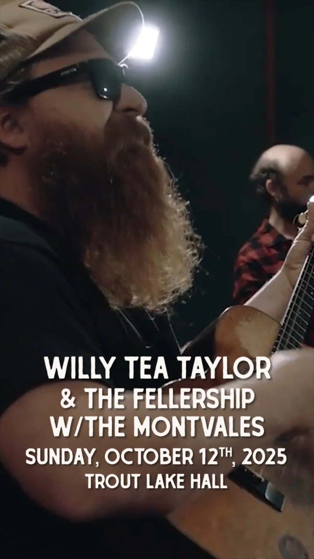 Coming up at The Hall — a night of fearless folk & harmony!
On Sunday, October 12, Willy Tea Taylor & The Fellership roll in with raw songwriting, wide-open heart, and a band that brings his vision to life with rock-and-roll fire.
O