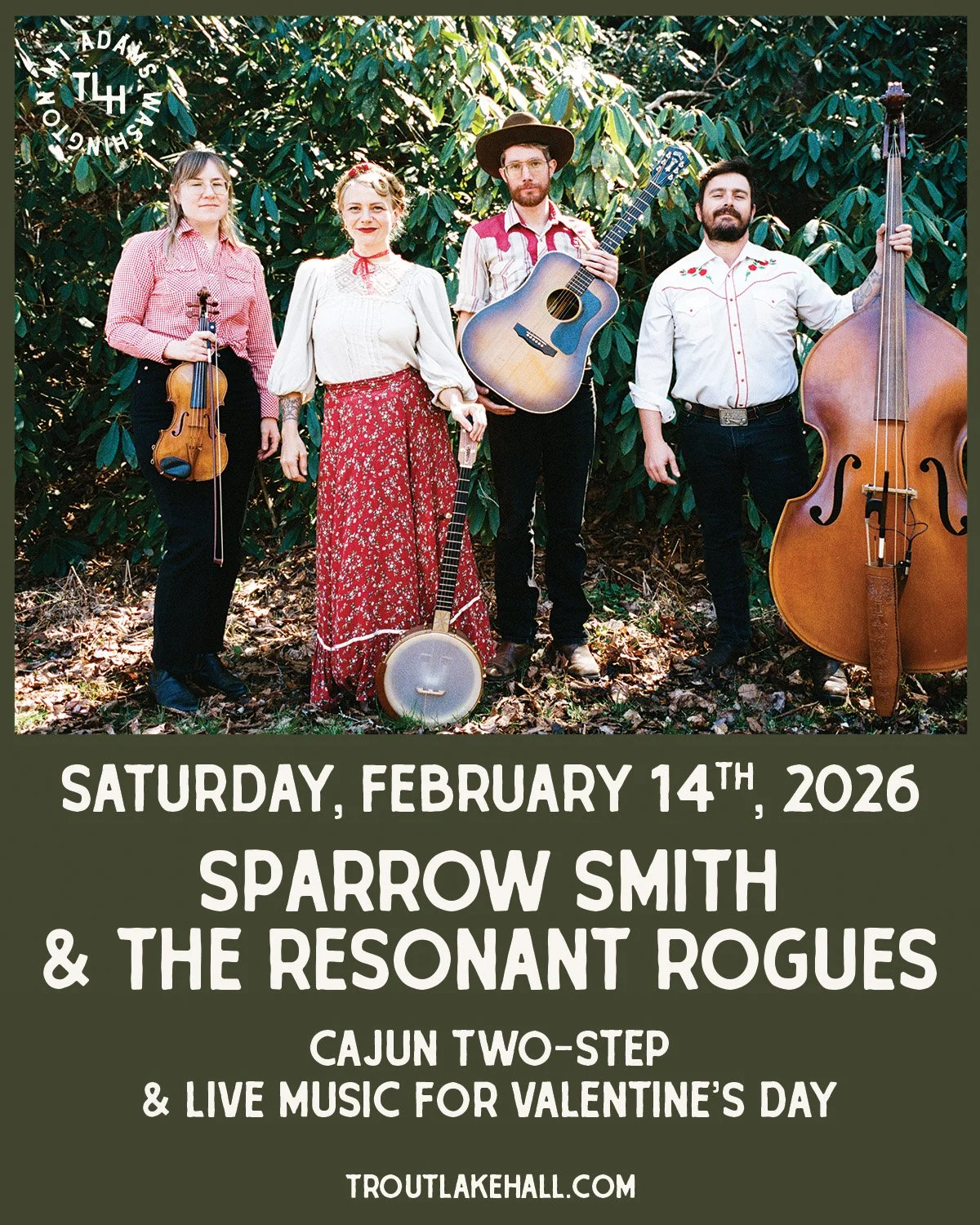 Start Valentine&rsquo;s Day on the dance floor.

We&rsquo;re kicking the night off with a Cajun Two Step dance lesson, designed for absolute beginners and anyone wanting a refresher. You&rsquo;ll learn basic footwork, connection, and easy turns so yo