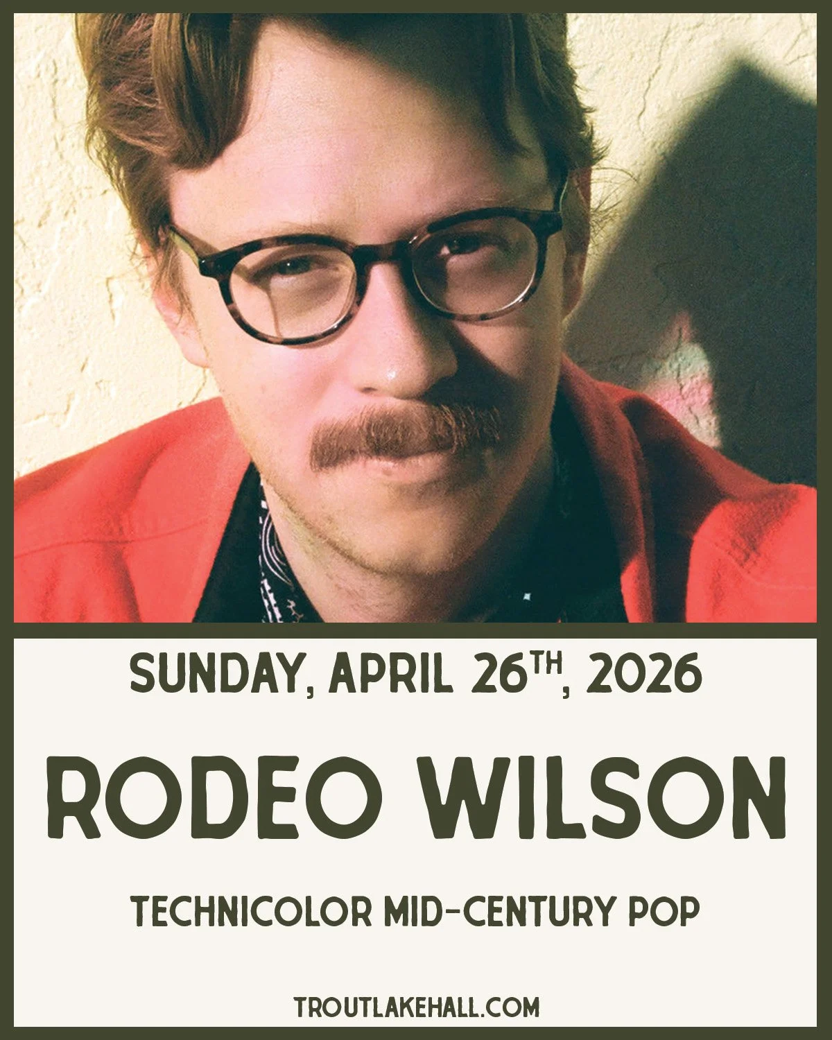 Just added to the bill! Rodeo Wilson joins Jonny Fritz for a night of beautifully strange country.

Rodeo Wilson brings hazy, technicolored songs that sit somewhere between mid-century pop and alt-country. Southwestern roots, Portland heart, and a so