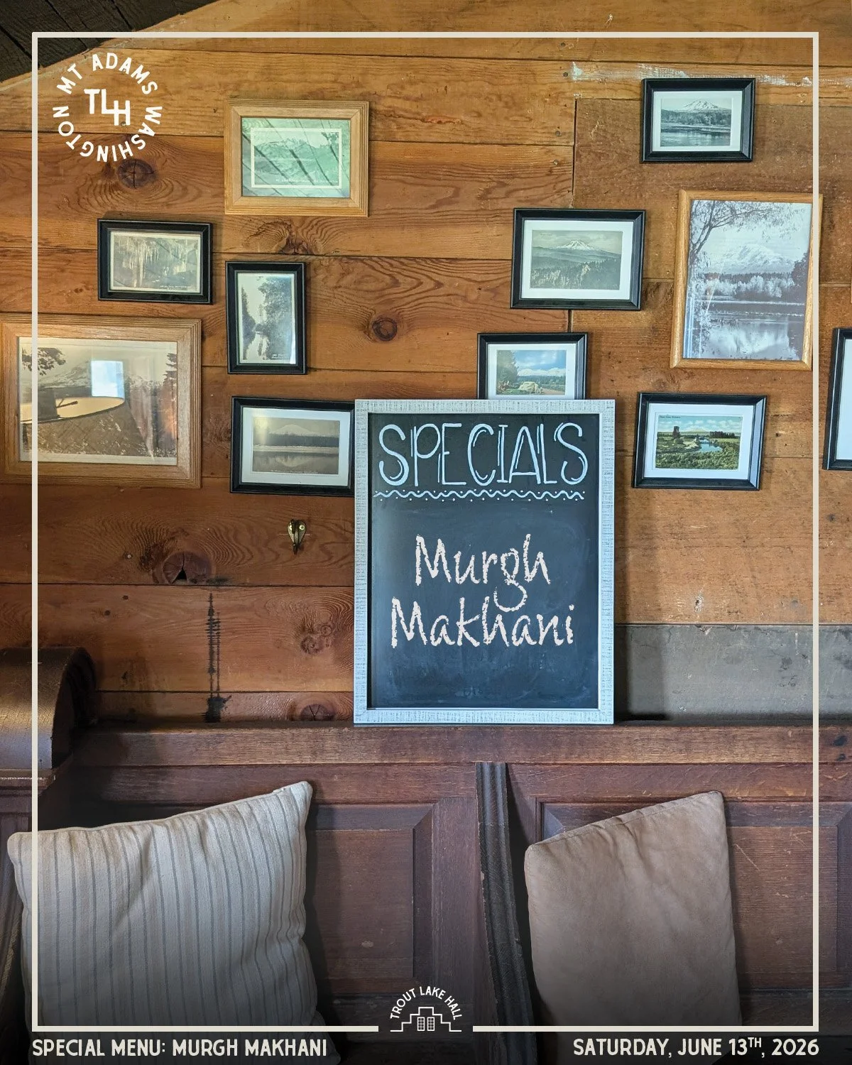 Saturday night special at the Hall 🍛

Chef Jessica Kunze is serving up Murgh Makhani &mdash; Indian-style butter chicken with yogurt and spice marinated chicken simmered in a buttery tomato cream sauce. Gluten free and full of flavor.

Served with:
