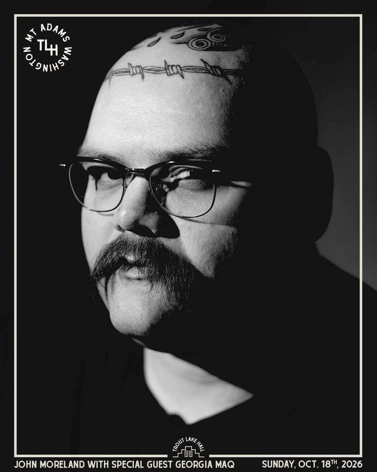 Coming this October&hellip;

John Moreland at Trout Lake Hall.

Few songwriters can deliver a line that lands quite like Moreland. For more than a decade, he&rsquo;s been crafting songs that are honest, thoughtful, and deeply human, earning praise fr