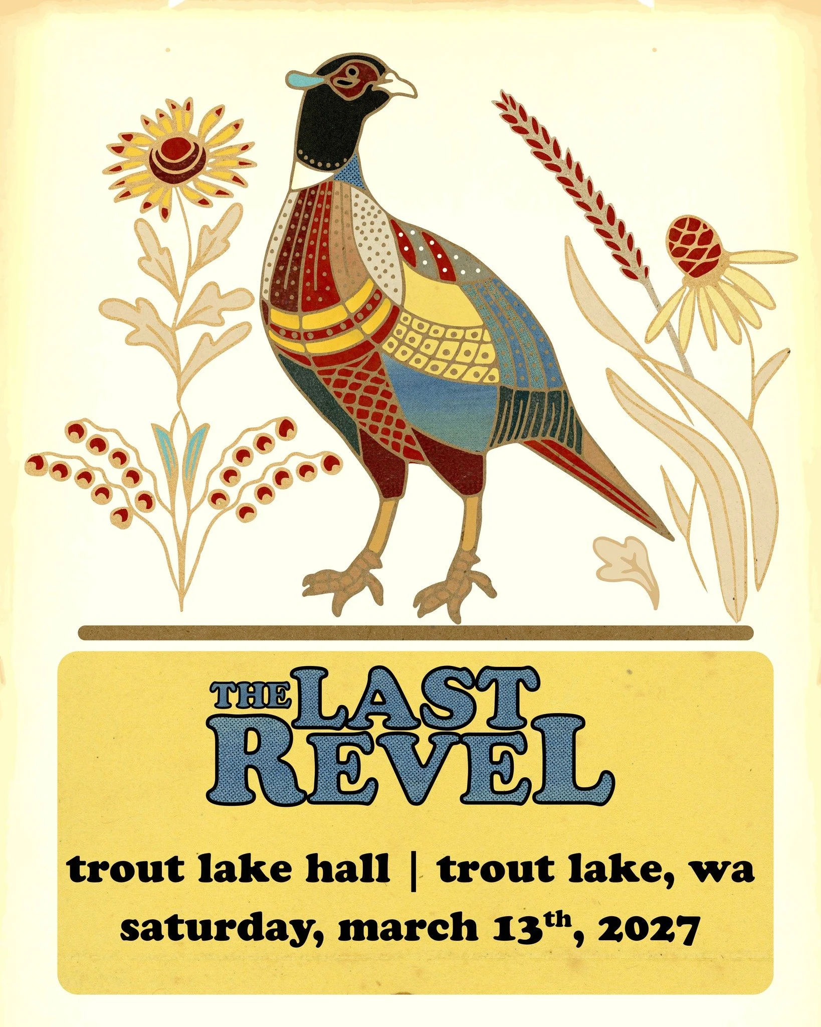 ON SALE NOW!

The Last Revel is coming to Trout Lake Hall on Saturday, March 13, 2027!

Hailing from Minneapolis, this Americana trio brings together driving banjo, fiddle, guitar, and rich three-part harmonies for a sound that moves between front po