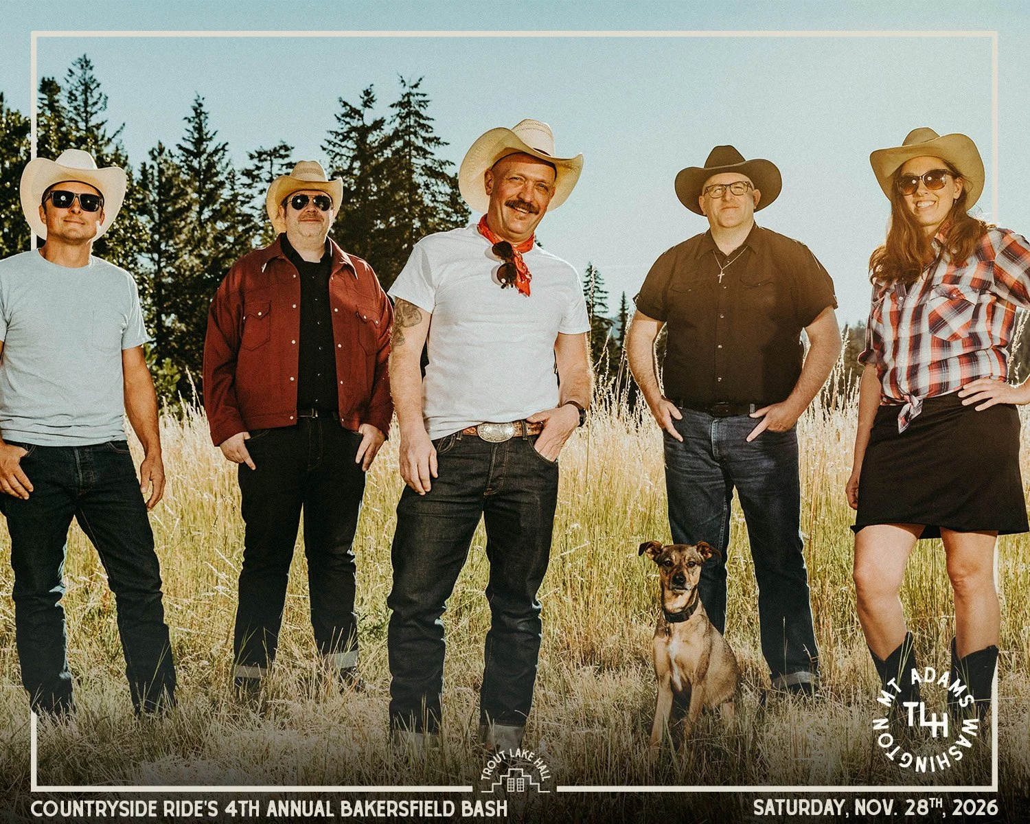 Before country music got polished, Bakersfield turned up the Telecasters.

Buck Owens. Merle Haggard. Wynn Stewart. Red Simpson. The sound was loud, twangy, and built for the honky-tonk dance floor.

On Saturday, November 28, Countryside Ride is brin