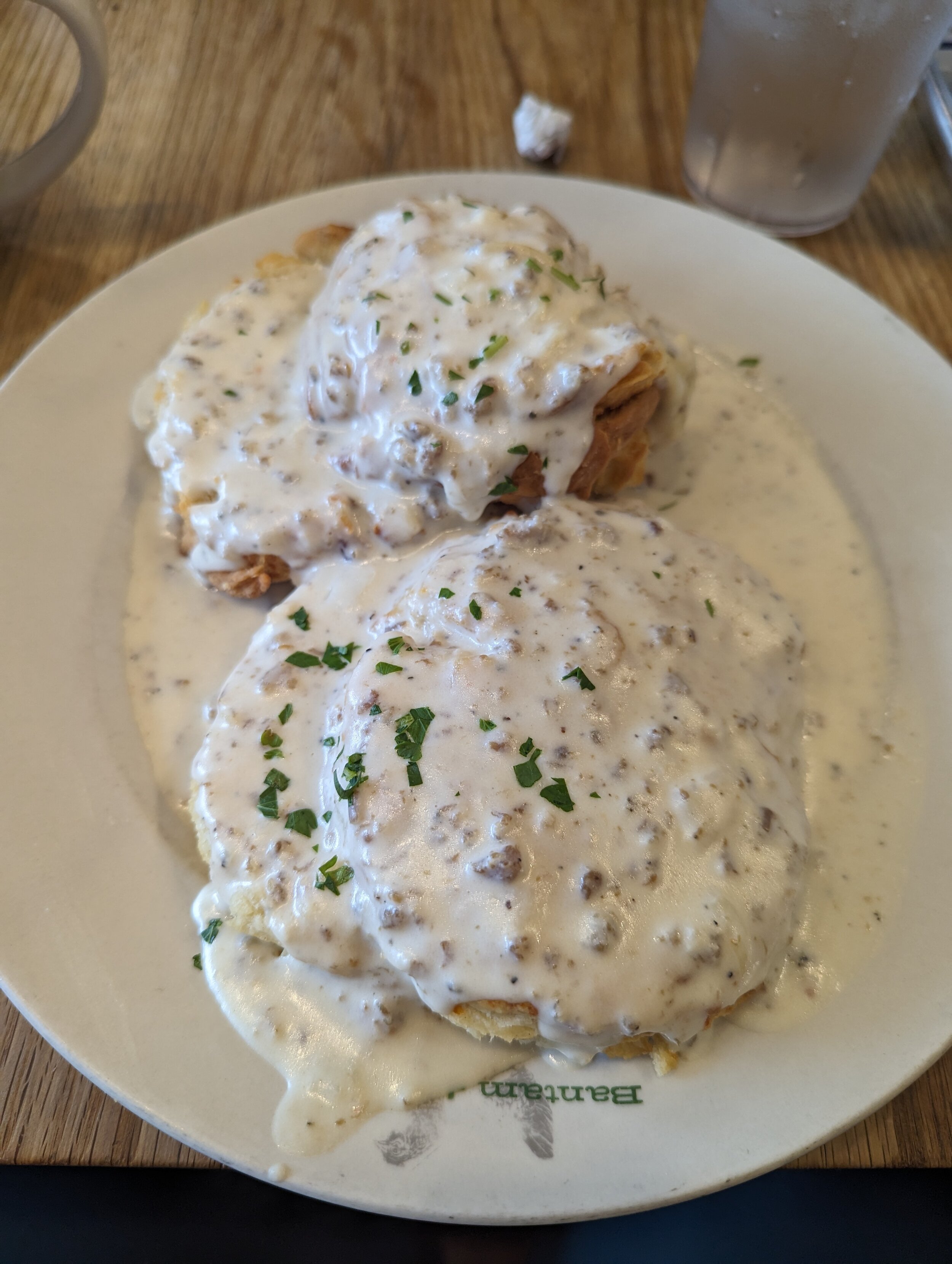 Eat biscuits and gravy from Bantam &amp; Biddy