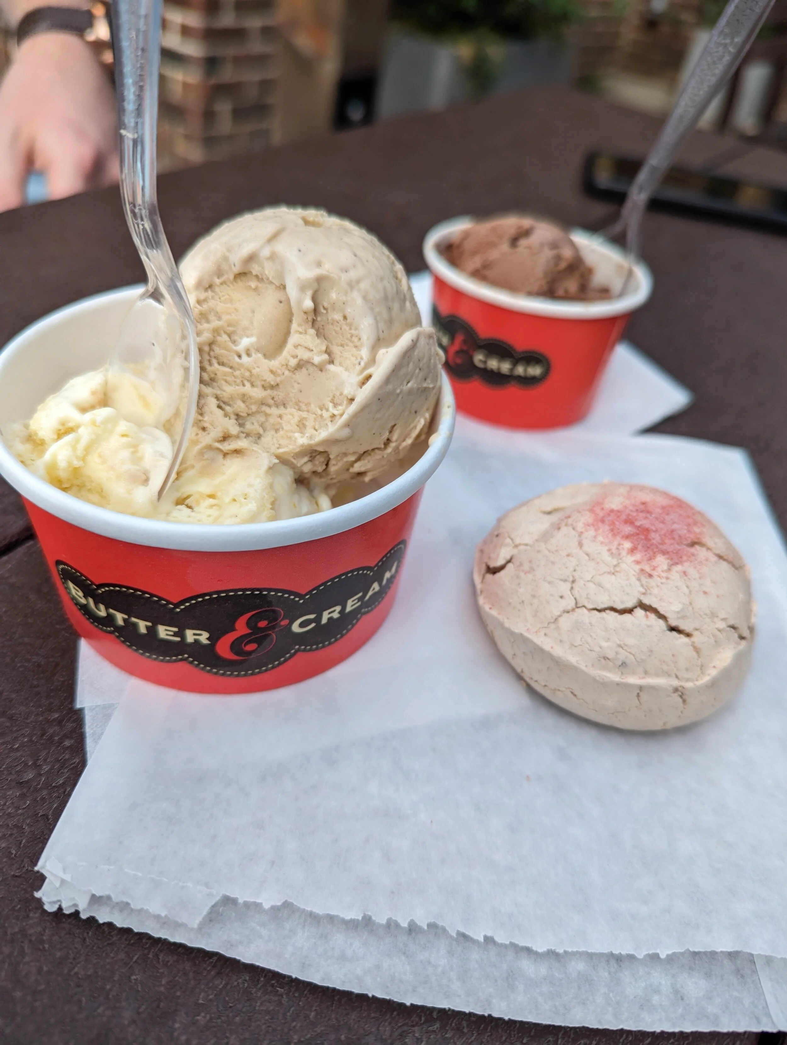 Locally-made ice cream at Butter &amp; Cream