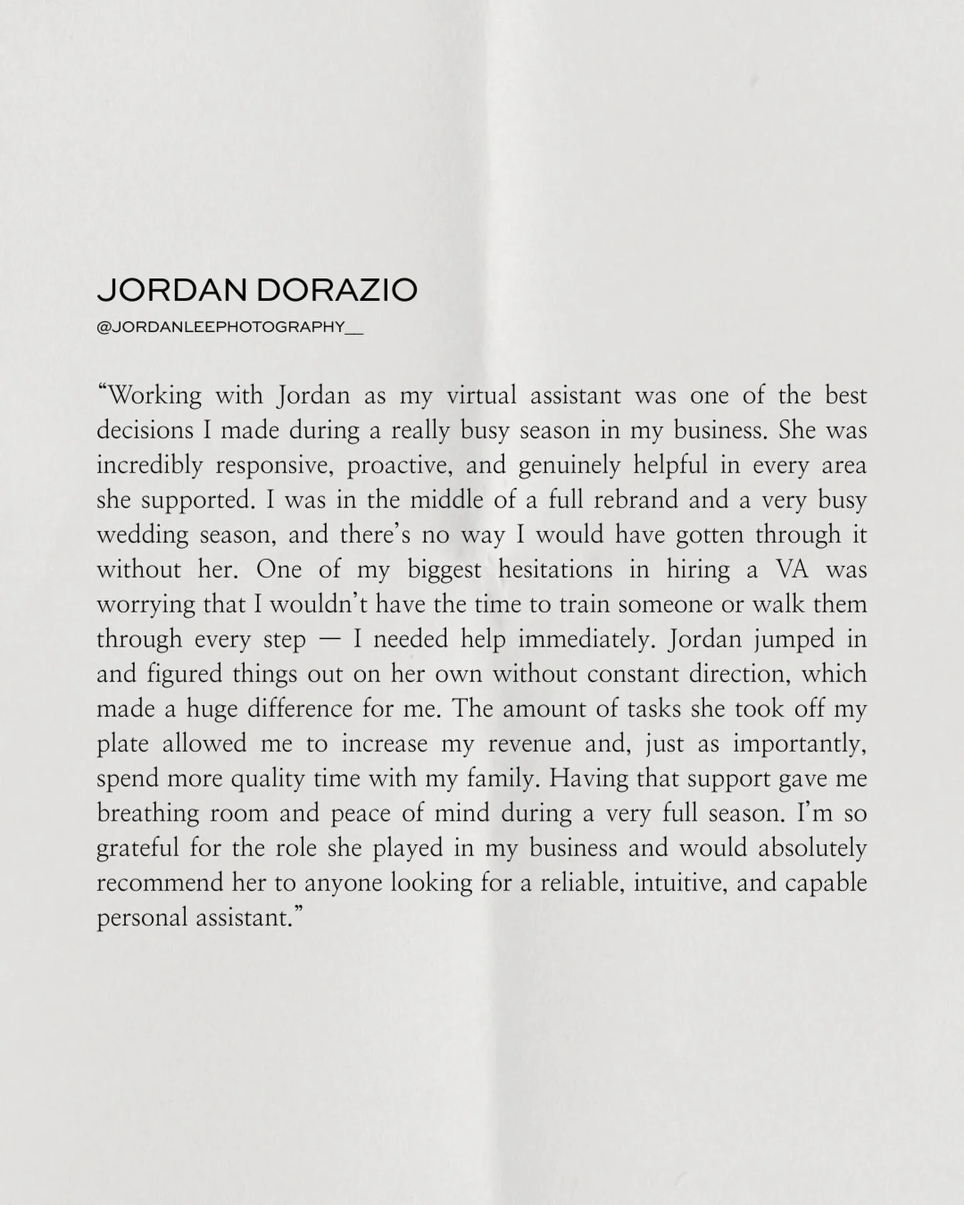 Reading reviews like this is what it&rsquo;s all about 🤎

This is exactly why we do what we do: showing up with intention, stepping in without adding more to your plate, and offering support that actually creates breathing room. During seasons that 