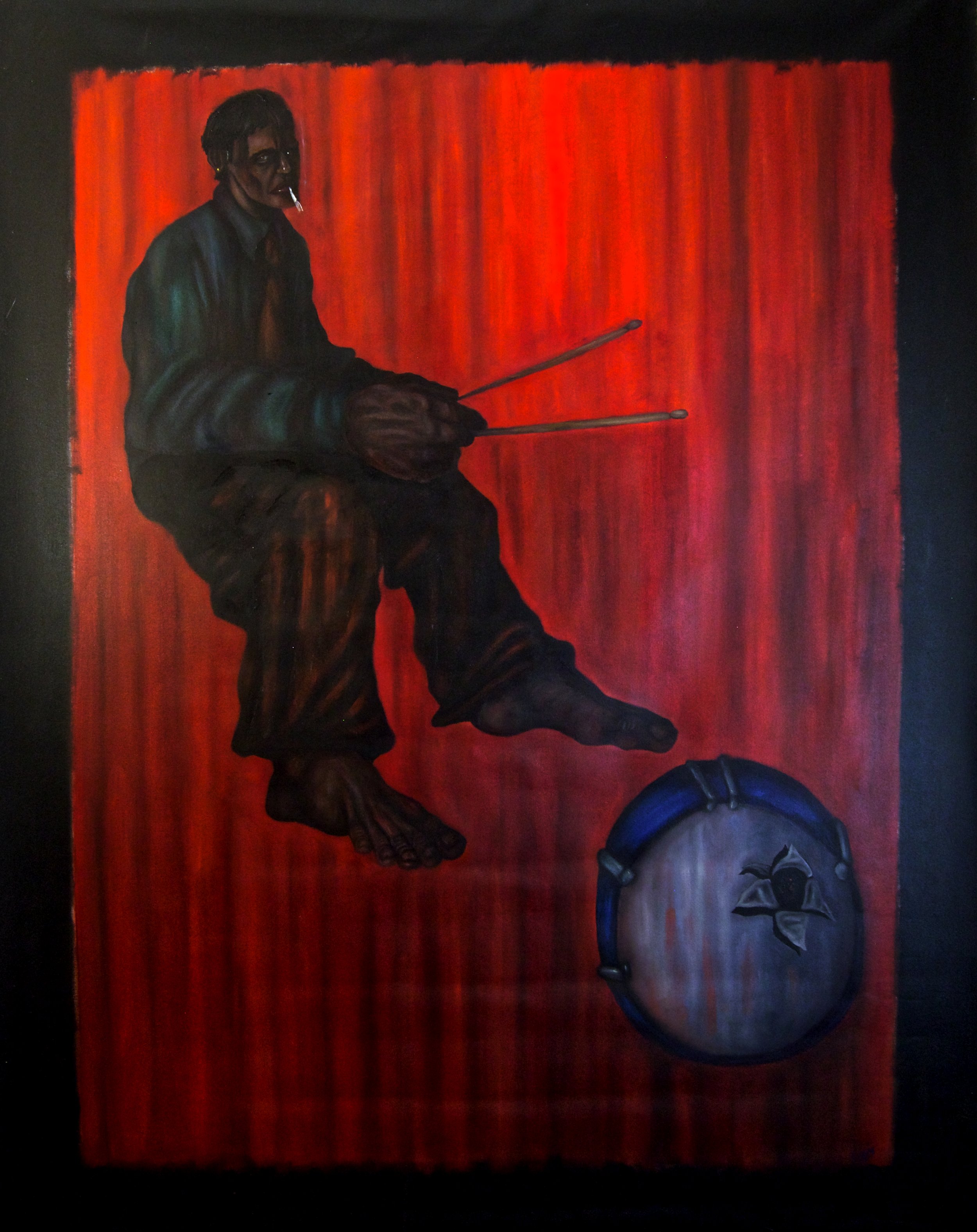 “Watch The Beat of My Drum”
60in x 48in