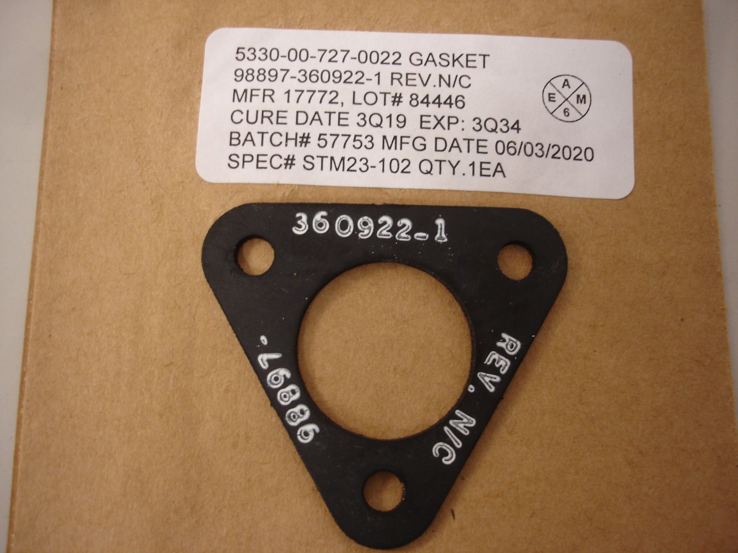 Military Aircraft Cut Gasket Fabrication 4.JPG