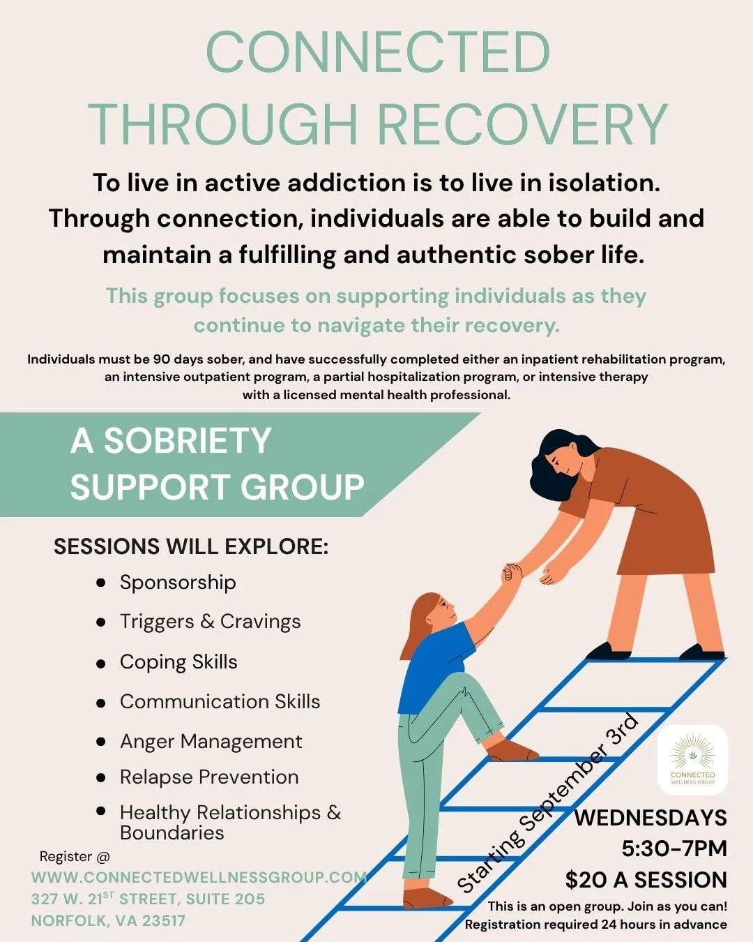 Connected Through Recovery: A Sobriety Support Group