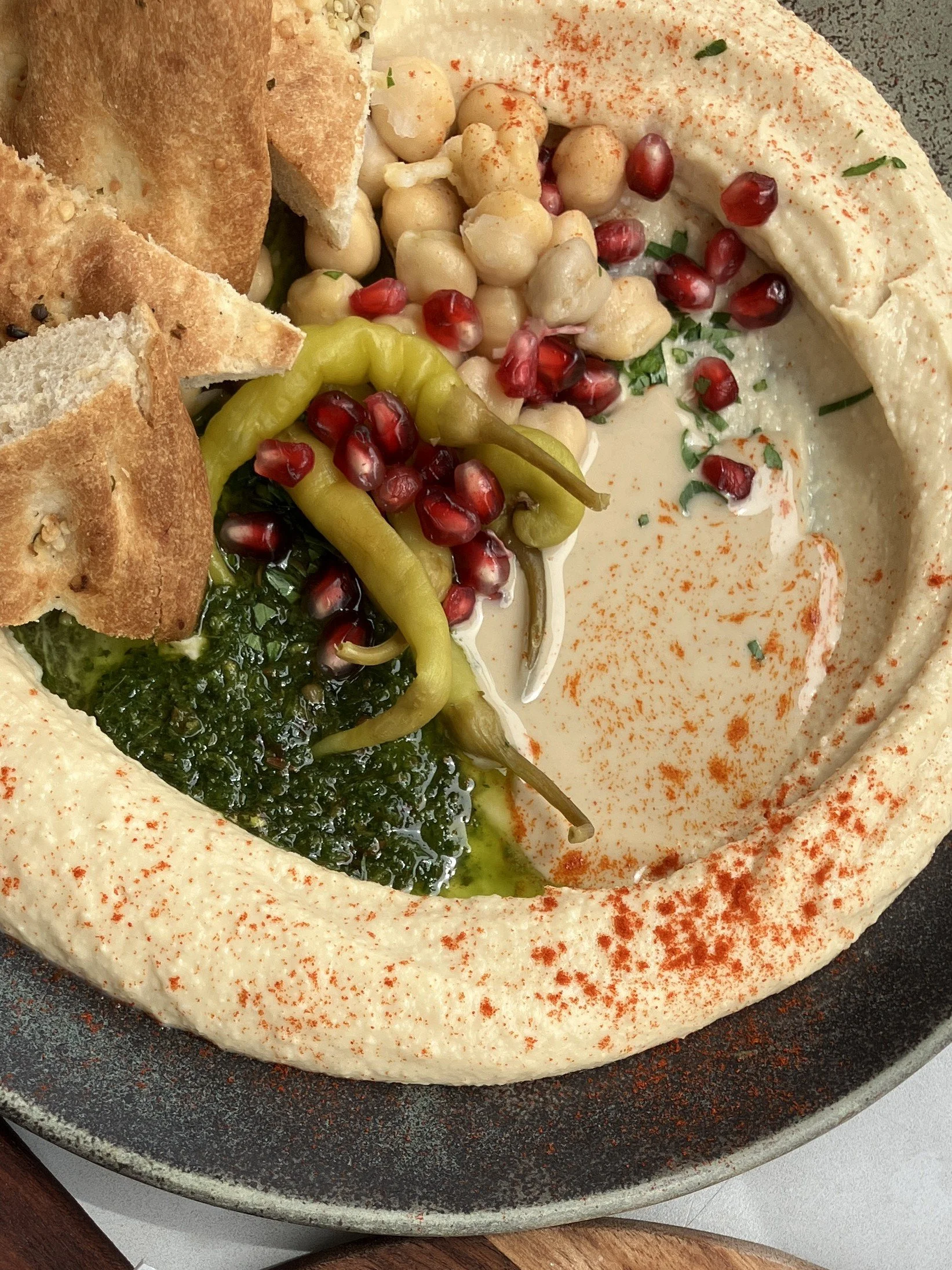 The power of three… hummus