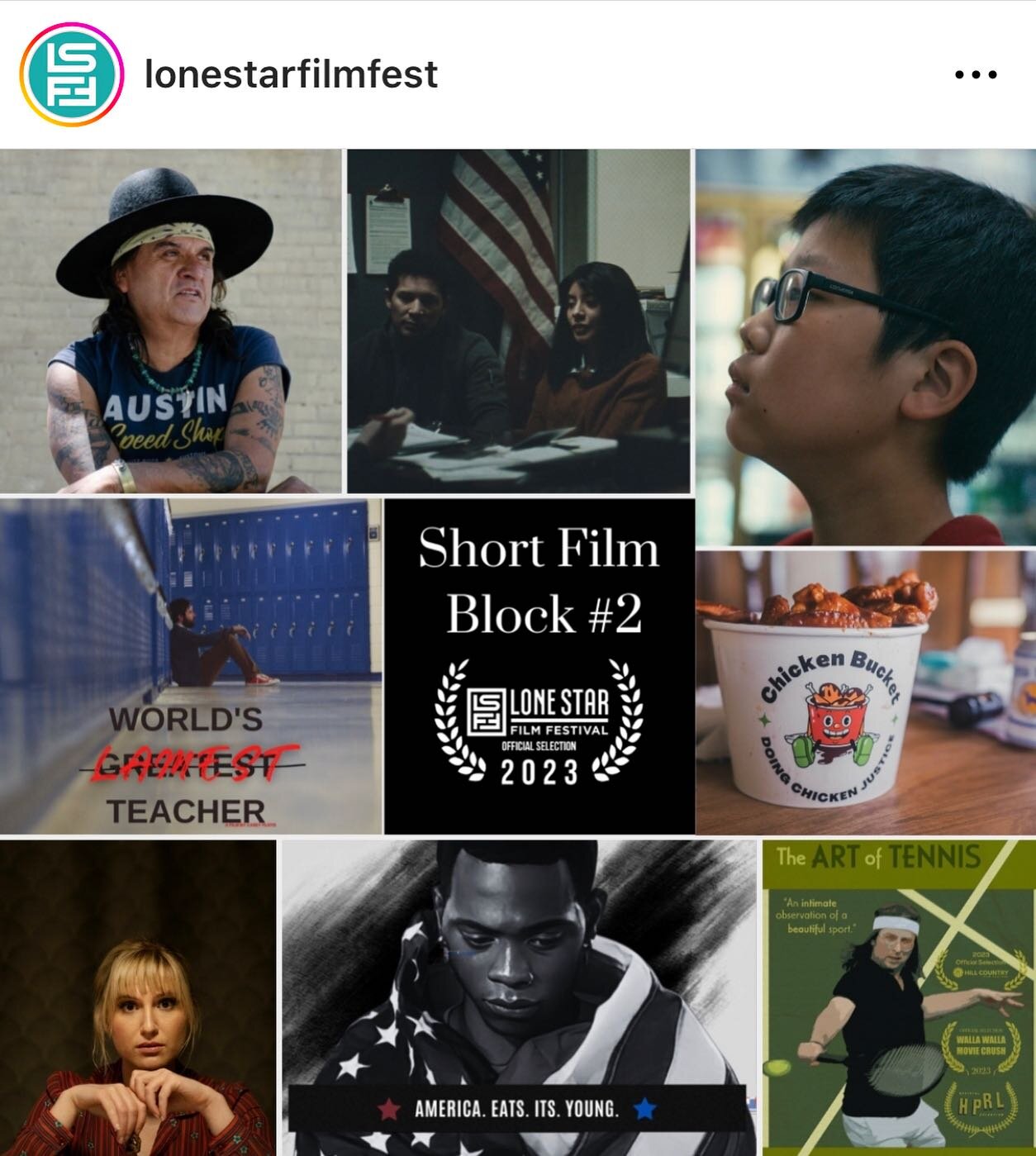 Excited to see these other shorts alongside Labor+Justice this Thursday at @lonestarfilmfest in Fort Worth🤩 tickets are available in their bio!