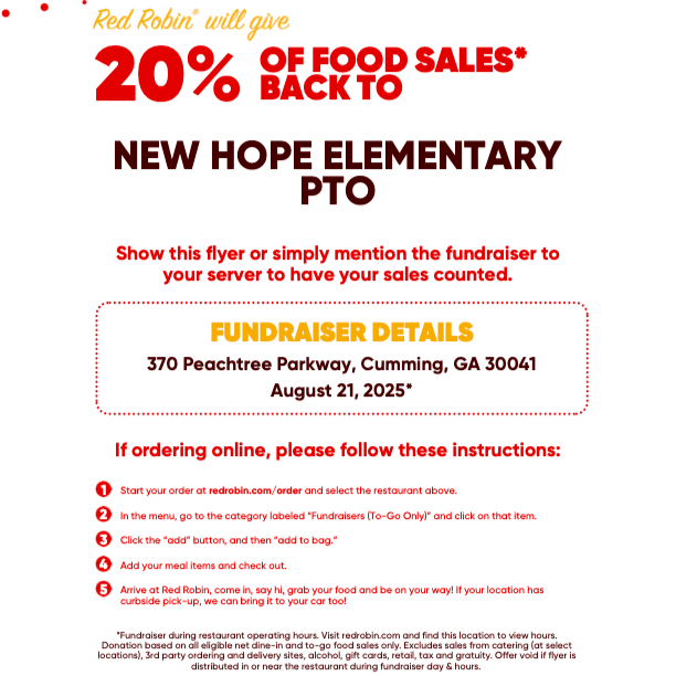 Red Robin Spirit Night