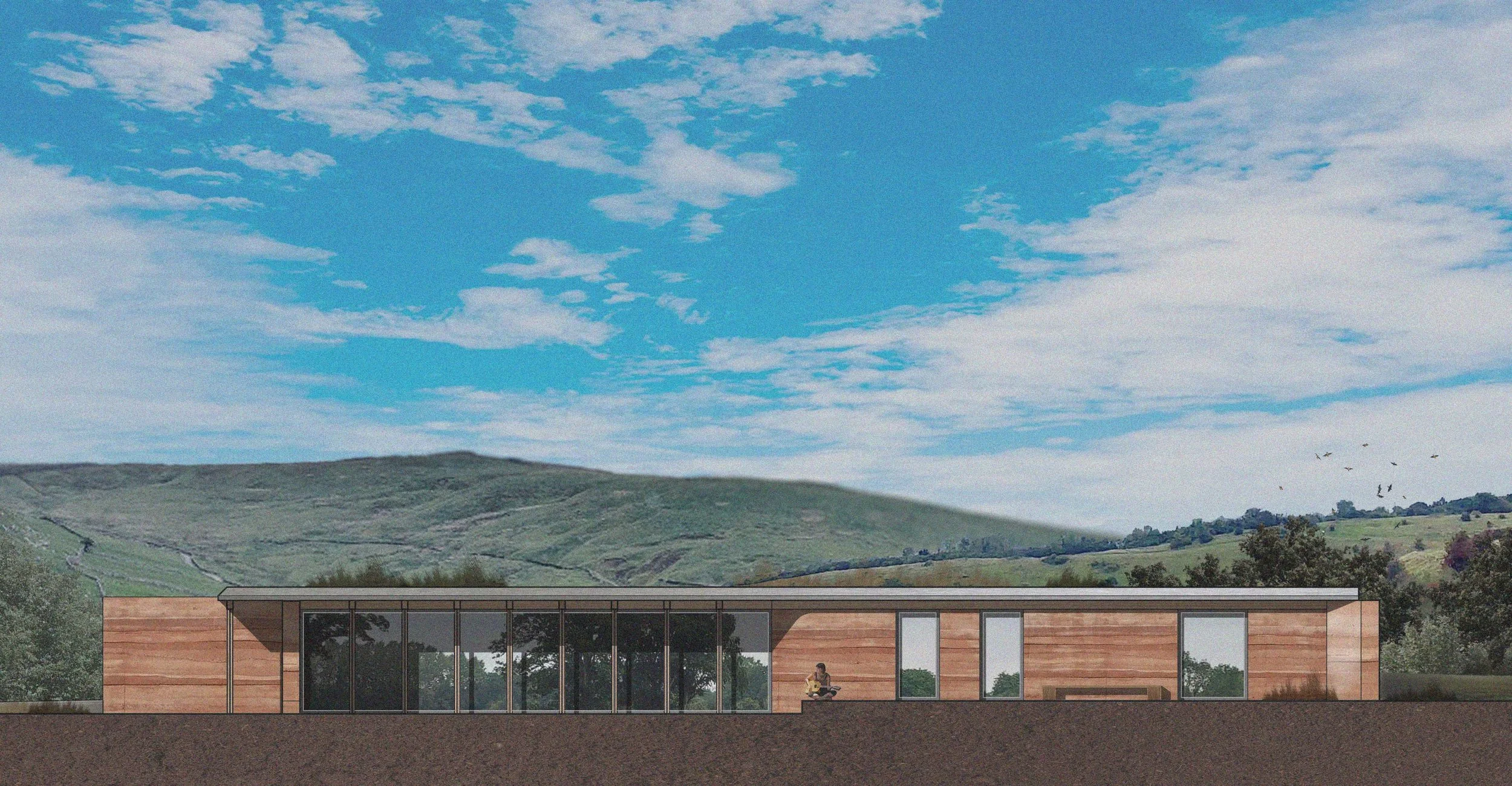Holi Architecture — A Render of a House in the Countryside