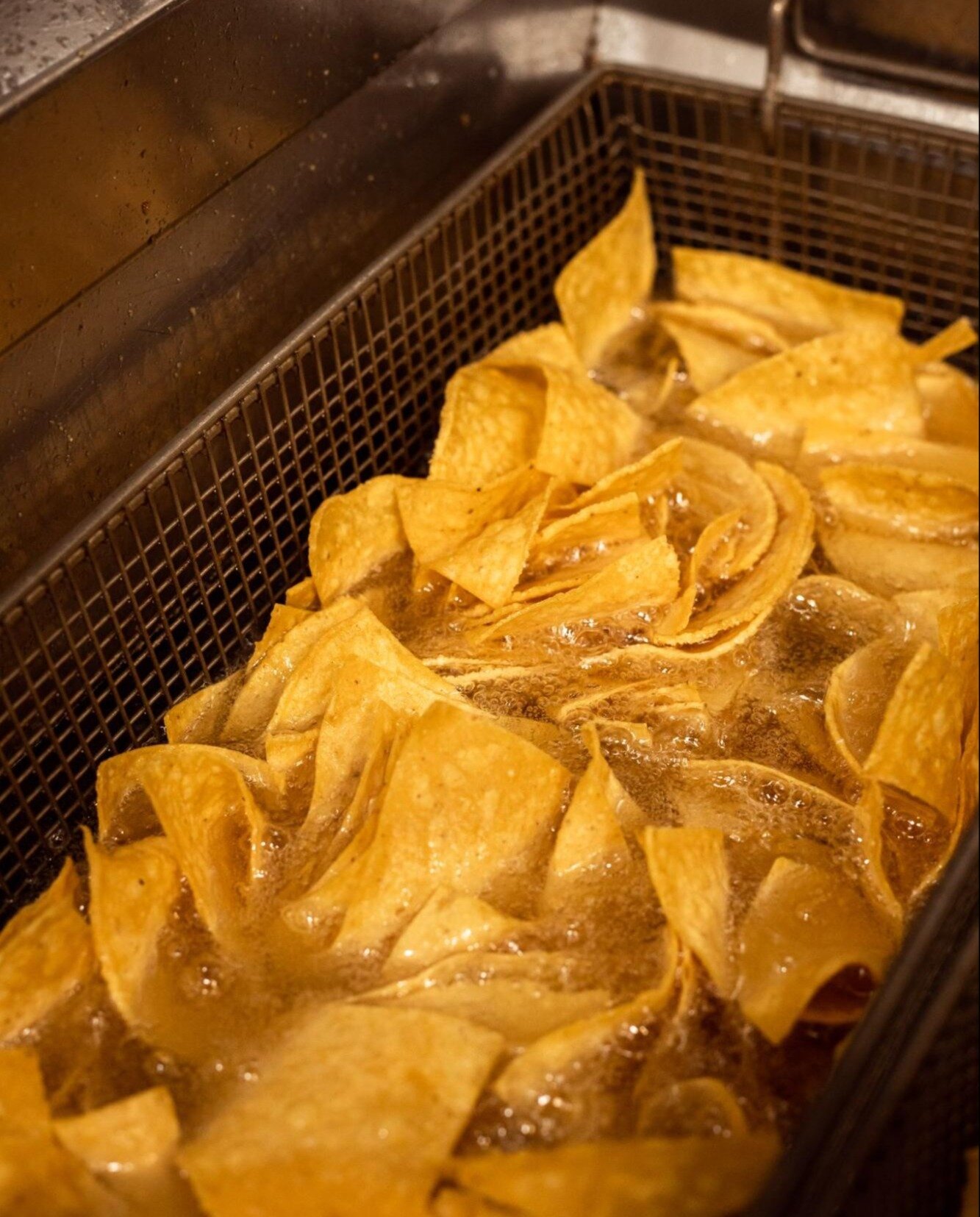 A peak behind the curtain to see how your favorite chips are made. 🔥
&bull;
&bull;
&bull;
&bull;
#tortillachips #mexicanfood #mexicanrestaurant #focotaco #delmarnewyork #518 #upstateny