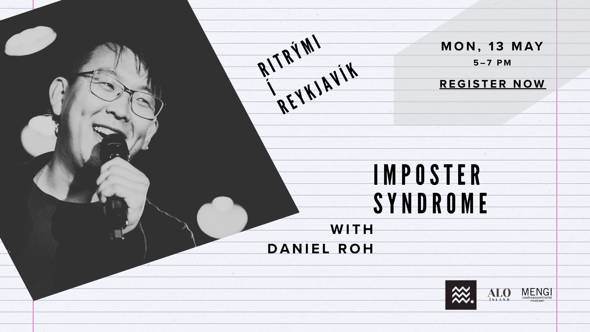 Imposter Syndrome (13.06.2026) Literary andventures and experiments with Daniel Roh. 