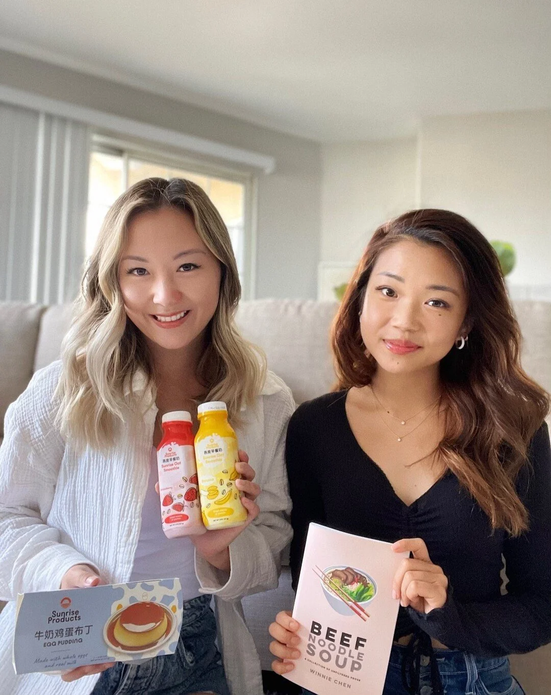 🎙Giveaway Alert!

I'm partnering up with @lilwonnton to gift
(2) Have You Eaten Yet? Kits that include a paperback copy of Beef Noodle Soup, oat smoothies and egg pudding packs from @sunriseproducts.co, PLUS a lil extra kitchenware surprise on the s