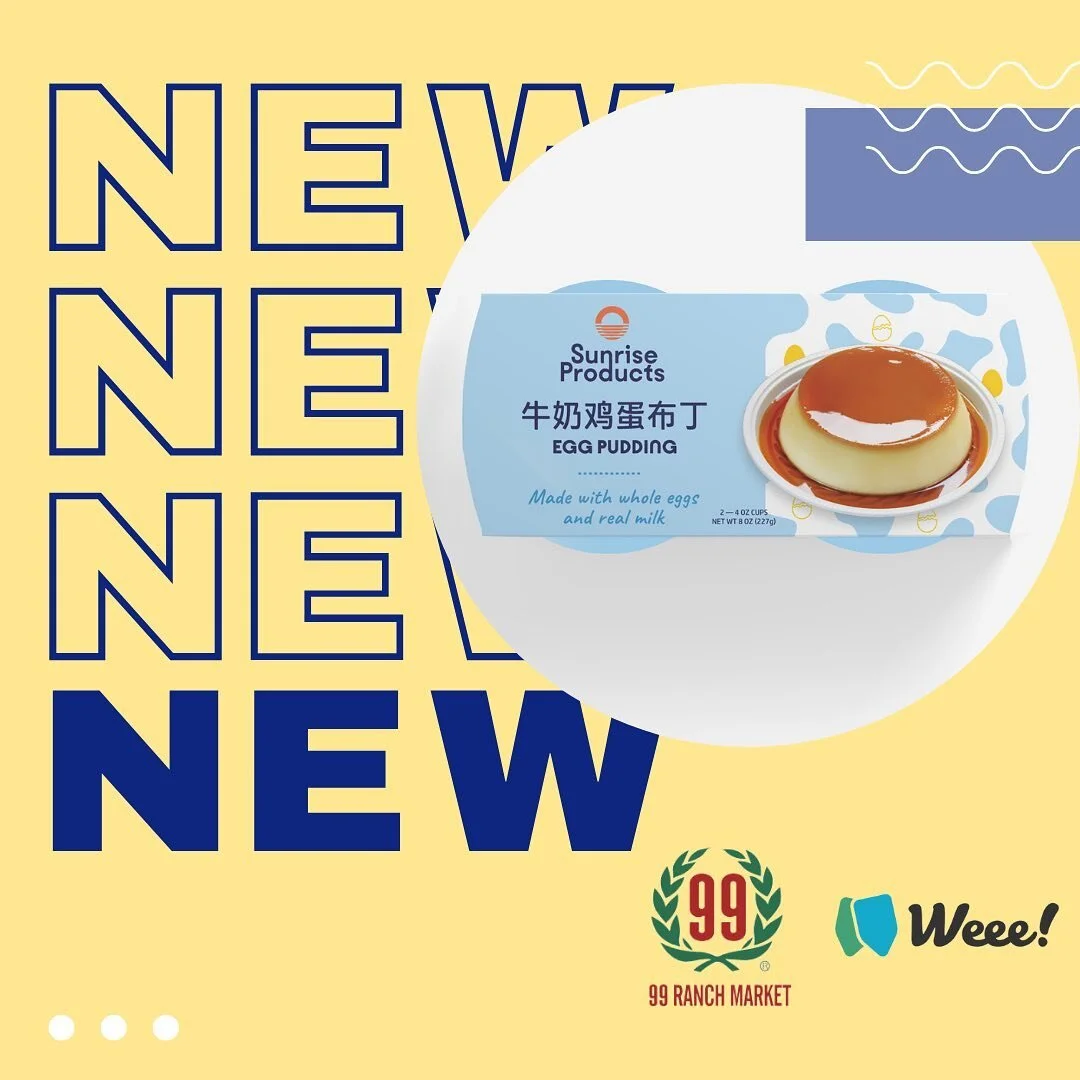 Introducing&hellip;.Sunrise Egg Pudding! 🥳

✅ Made with whole eggs and real milk
✅ Only 4 ingredients 
✅ Delicious caramel at the bottom 
✅ Baked in small batches 

Find us at your local @99ranchmarket or online at @sayweee_official 

&bull;

&bull;