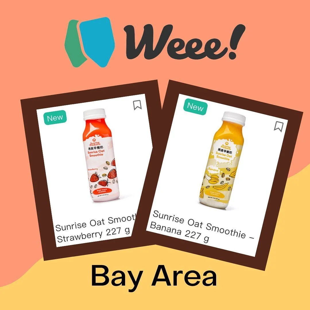 Sunrise Oat Smoothie is now available at @sayweee_official in the Bay Area!! Get $10 off &amp; free shipping on your first order over $35 at sayweee.com 🎊

&bull;

&bull;

&bull;

#sunriseoatsmoothie #oatmeal #oatsforbreakfast #sgvfoodie #sgveats #a
