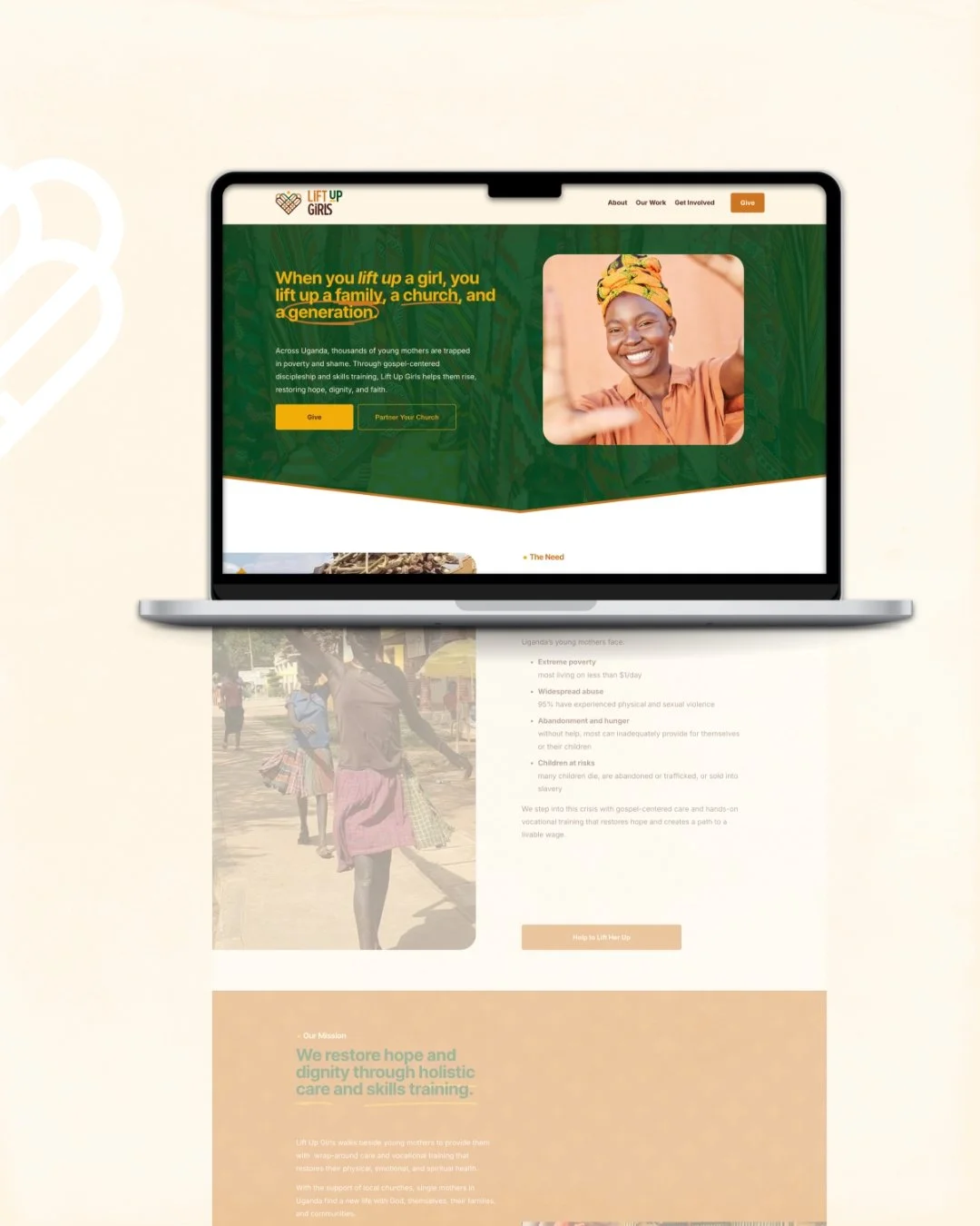 LIft Up girls needed a way to explain the need and their solution gap in a way that donors could understand and get involved. They also needed a way to accept and track donations so that donors felt invovled and have a bigger impact in Uganda. 

We c