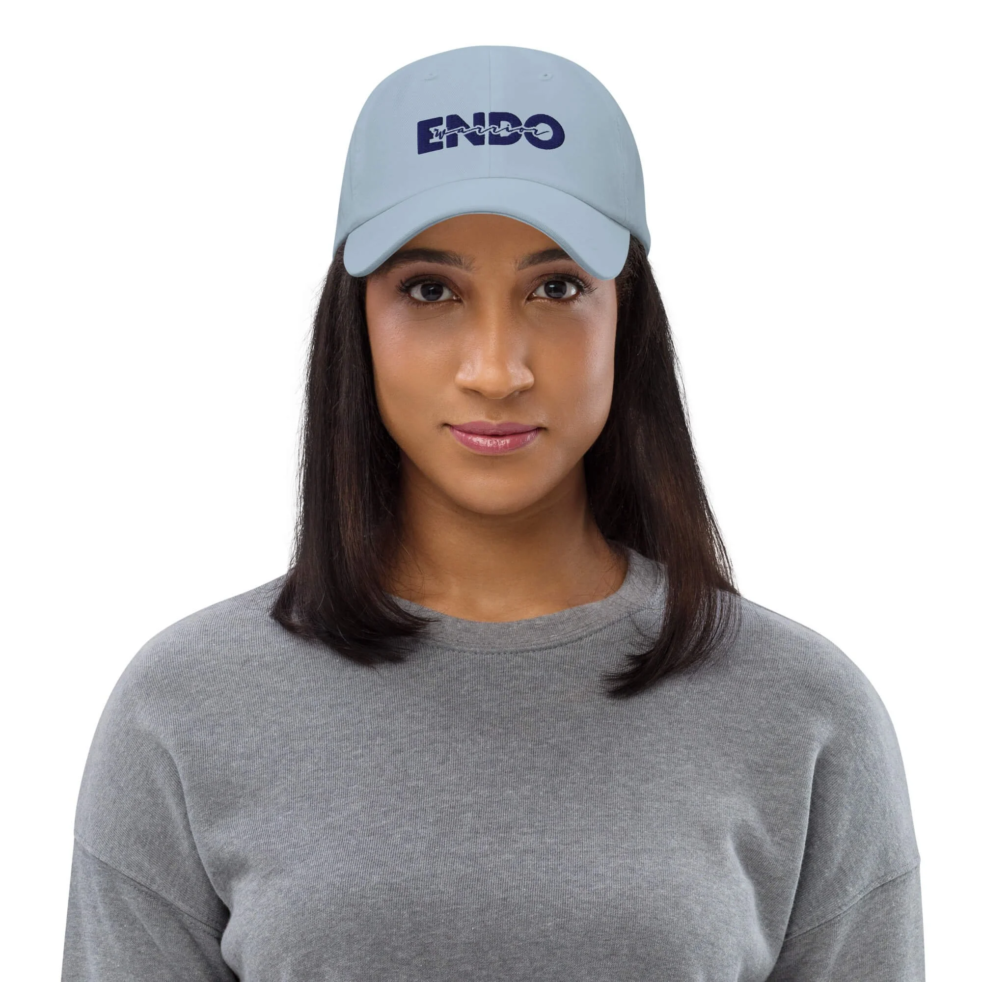 endometroiss-merch-classic-dad-hat-light-blue-front-69aecd2006bf6.jpg