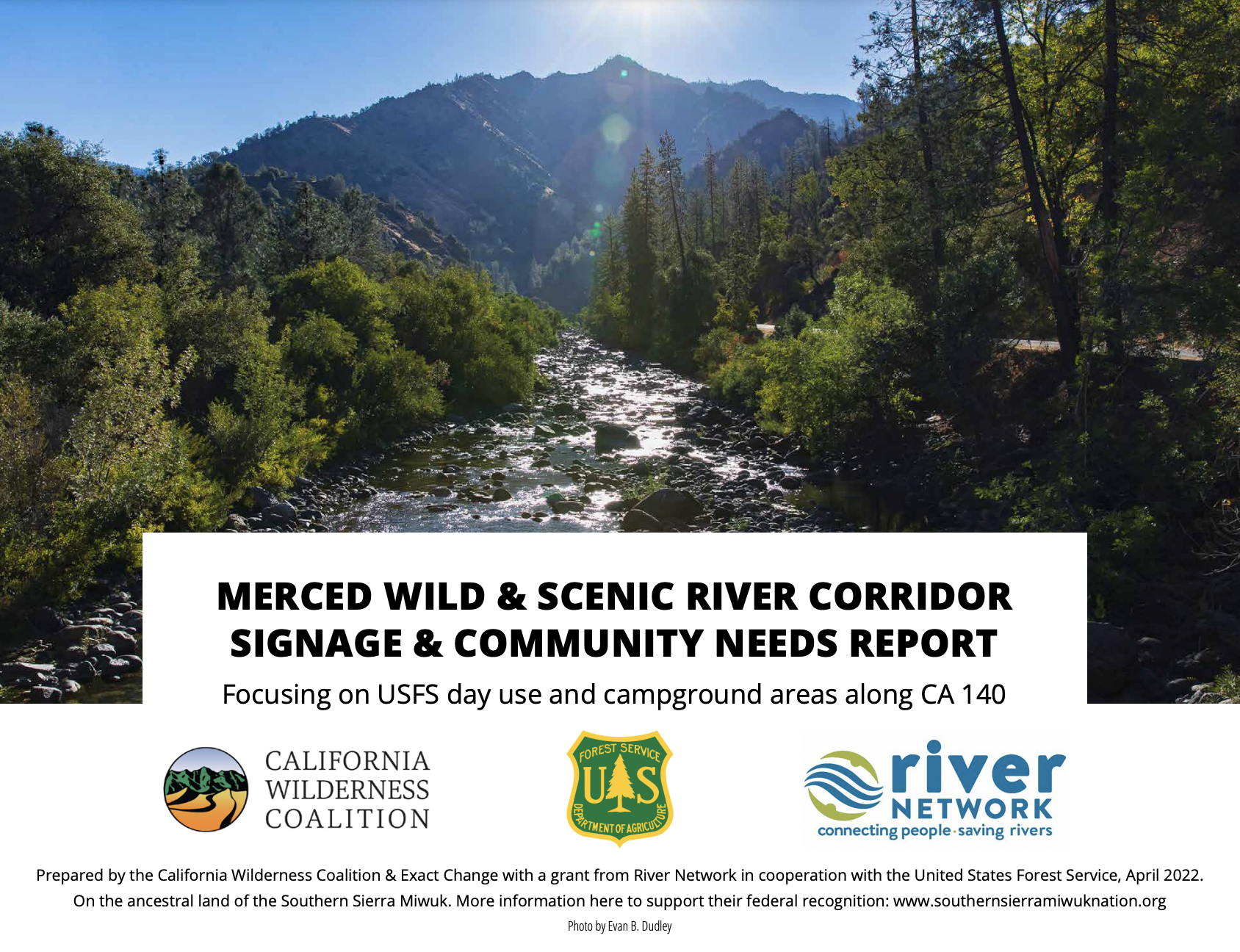 CALWild - Merced River Signage Report — Upper Merced River Watershed ...