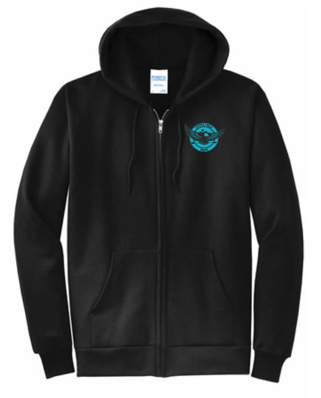 Adult - Black Zip-up Hoodie