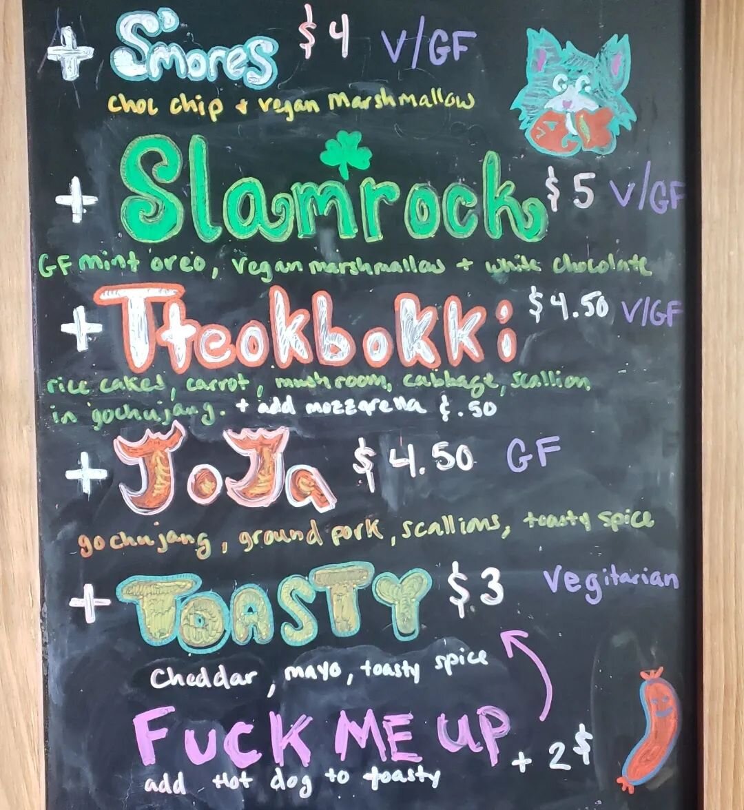 @ology_powermill FEAST OF ST PATRICK MENU DROP

🍀6p-SOLD OUT🍀

Enjoy drinks from Ology and have some Toasty Taiyaki to soak up that 🍺! Chill out and chat with Soup and C-BEAM while your taiyaki are cooking to order hot and fresh 😺

LETS GET TOAST