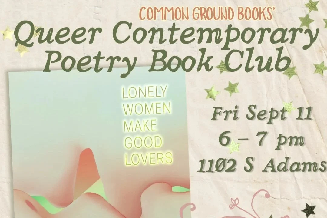 Contemporary Queer Poetry Book Club - Lonely Women Make Good Lovers