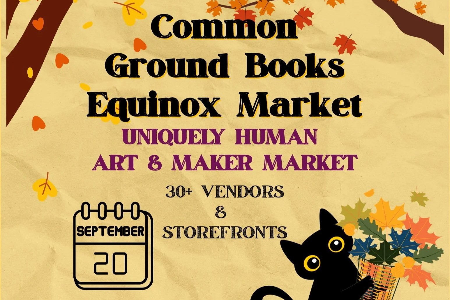 Common Ground Books Equinox Market