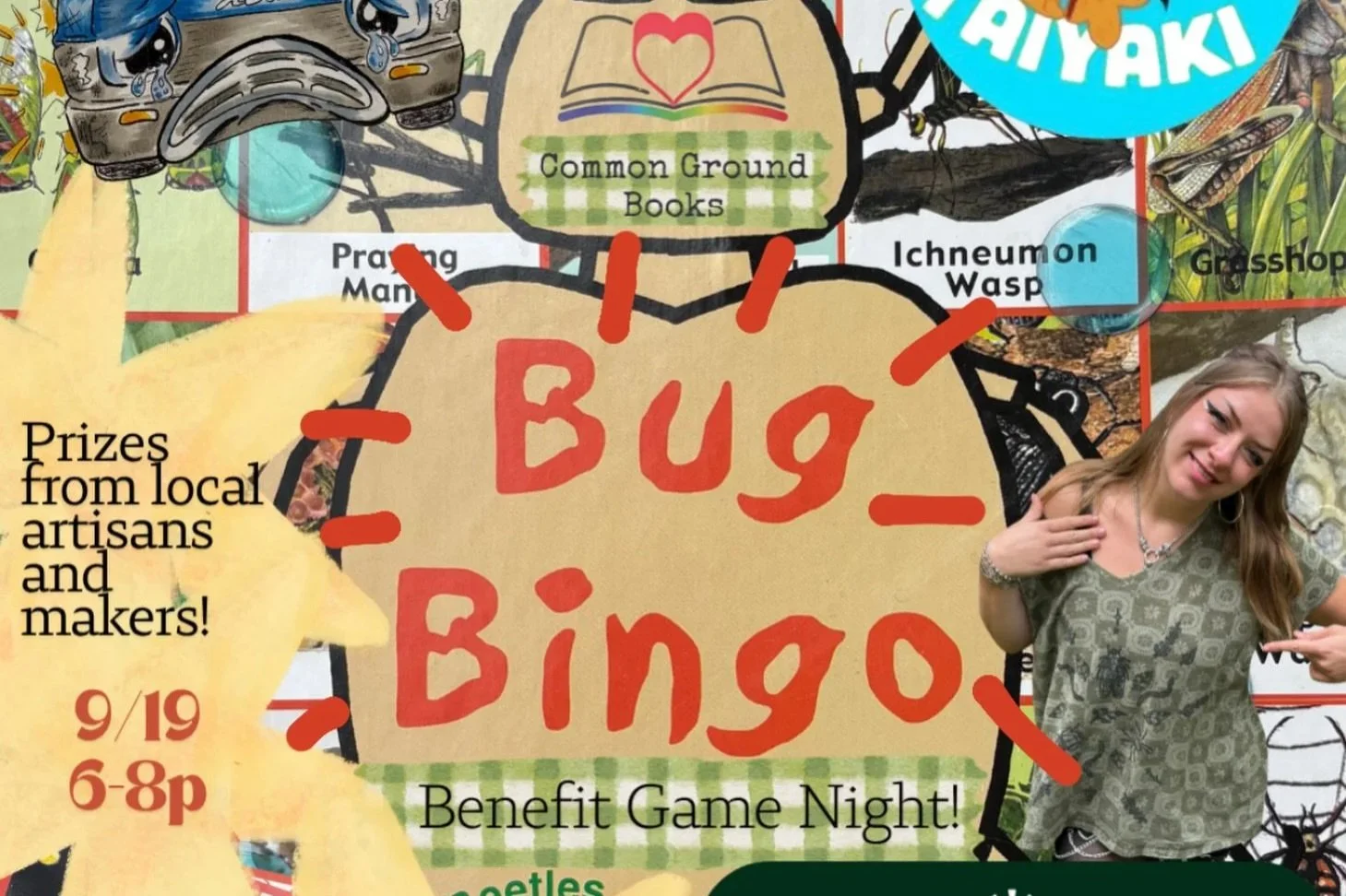 Bug Bingo Fundraiser for Saving DaiOh!