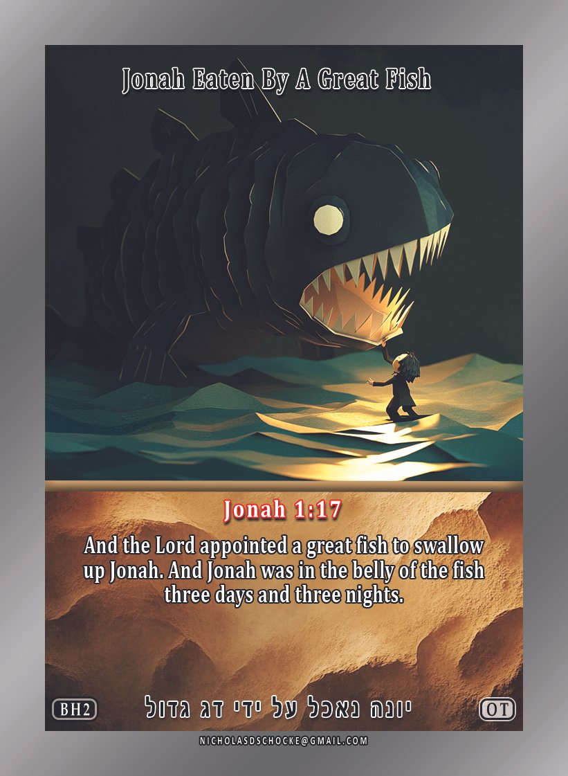 The Main Set is divided into Testaments. The Old Testament is represented visually by a Rock theme on the bottom portion of the cards.