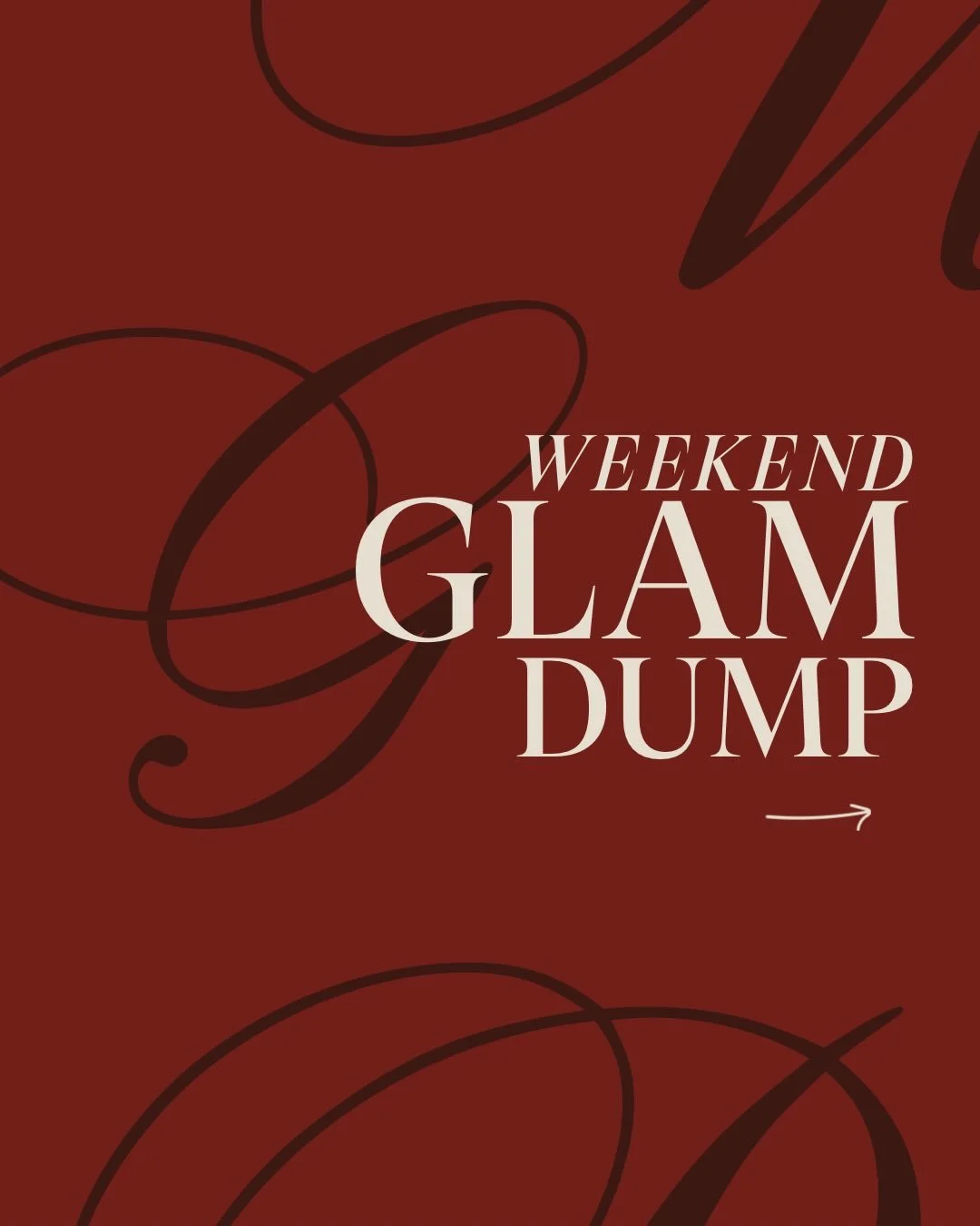 When they sit down and say &ldquo;I trust you&hellip;&rdquo;

Another weekend glam photo dump because the energy this weekend? Unmatched. Every single person who sat in our chair looked at us and basically said, &ldquo;I trust you &mdash; do what you