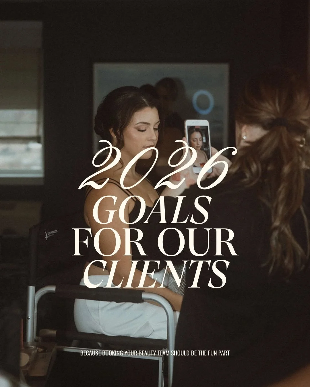 2026 goals for our clients 🤍

This year (and moving forward), our biggest focus isn&rsquo;t just how your hair or makeup looks&mdash;it&rsquo;s how the entire getting-ready experience feels.

Our goal is for you to sit in the chair and feel:
💥calm 