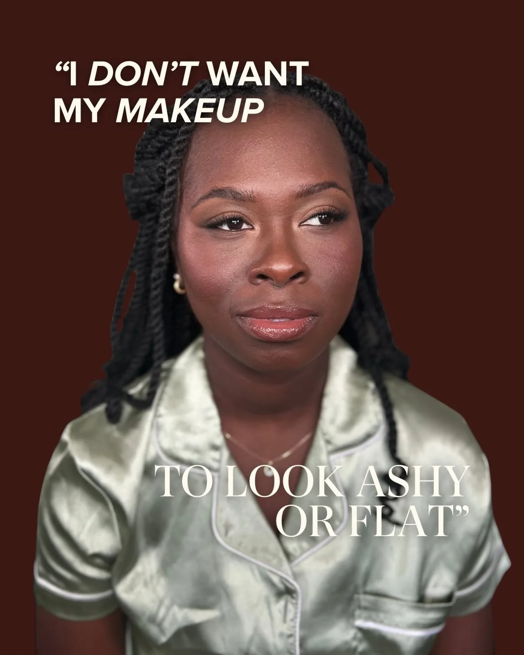 This is one of the most common concerns I hear, especially from Black clients and clients with deeper or richer skin tones&mdash;and it&rsquo;s not coming from nowhere. It usually comes from past experiences where makeup wasn&rsquo;t color matched co