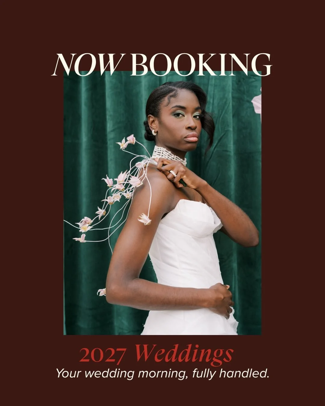 2027 Weddings Are Officially Open 
If you&rsquo;ve been waiting to book your beauty team for 2027, let this be your sign because we&rsquo;ve already started booking.

When you book Vero Leigh, you&rsquo;re getting more than hair + makeup.

You&rsquo;