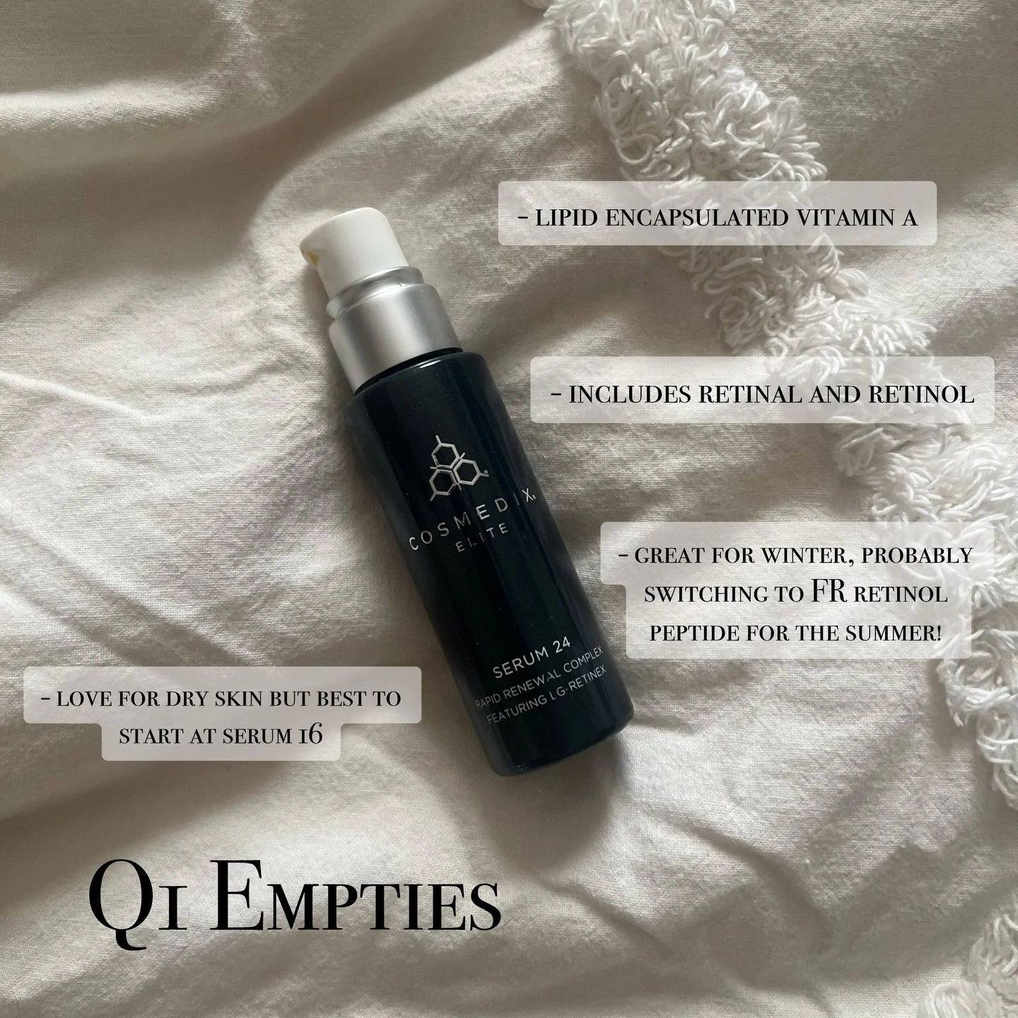 Trying to work on my #projectpan this year 🫣

Here&rsquo;s my review of what I finished the first quarter of 2026! I am transitioning to a lot of my summer skincare now - more antioxidants, more peptides, and obviously running through more SPF 🤪

#